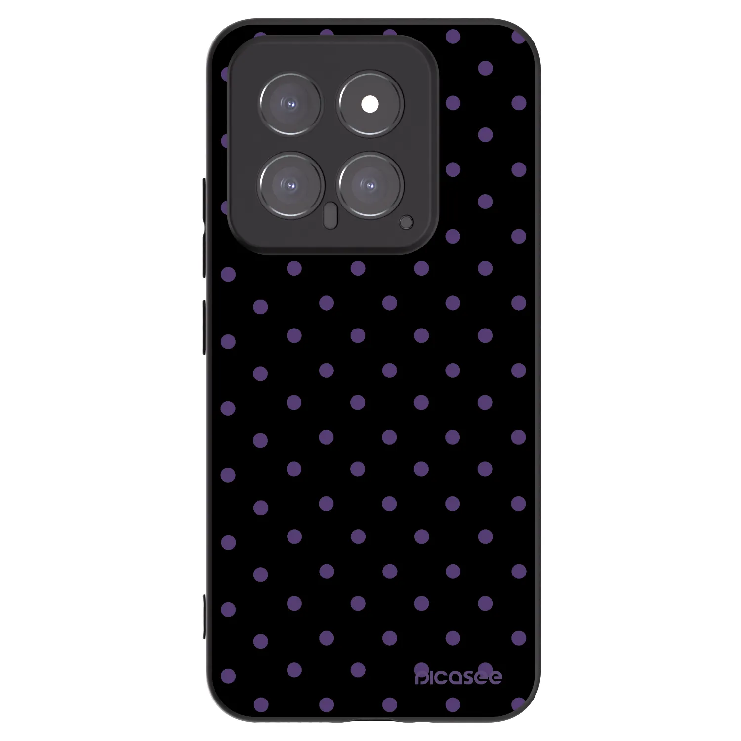 Picasee silikonski črni ovitek za Xiaomi 14 - Flickers