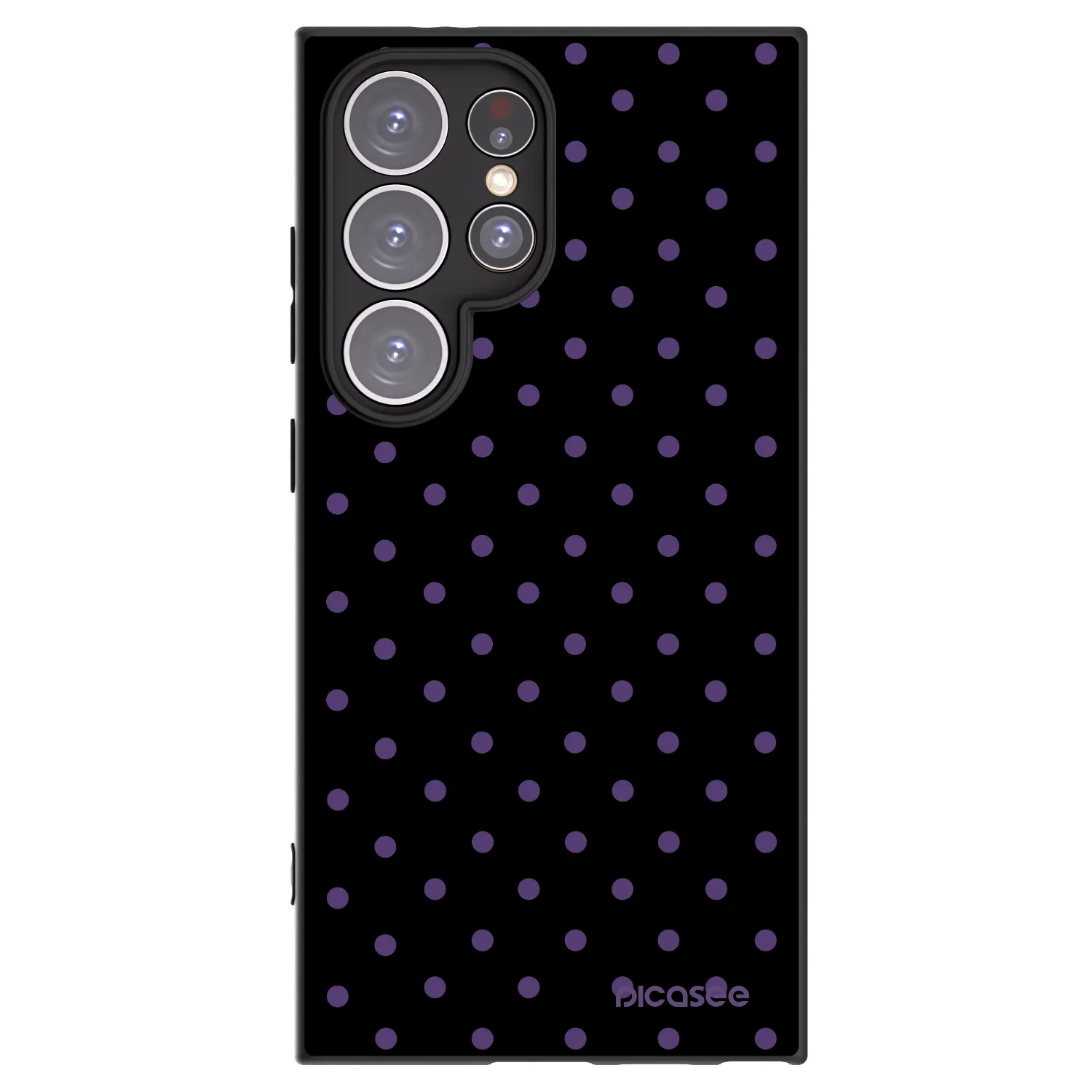 Picasee silikonski črni ovitek za Samsung Galaxy S24 Ultra S928B 5G - Flickers