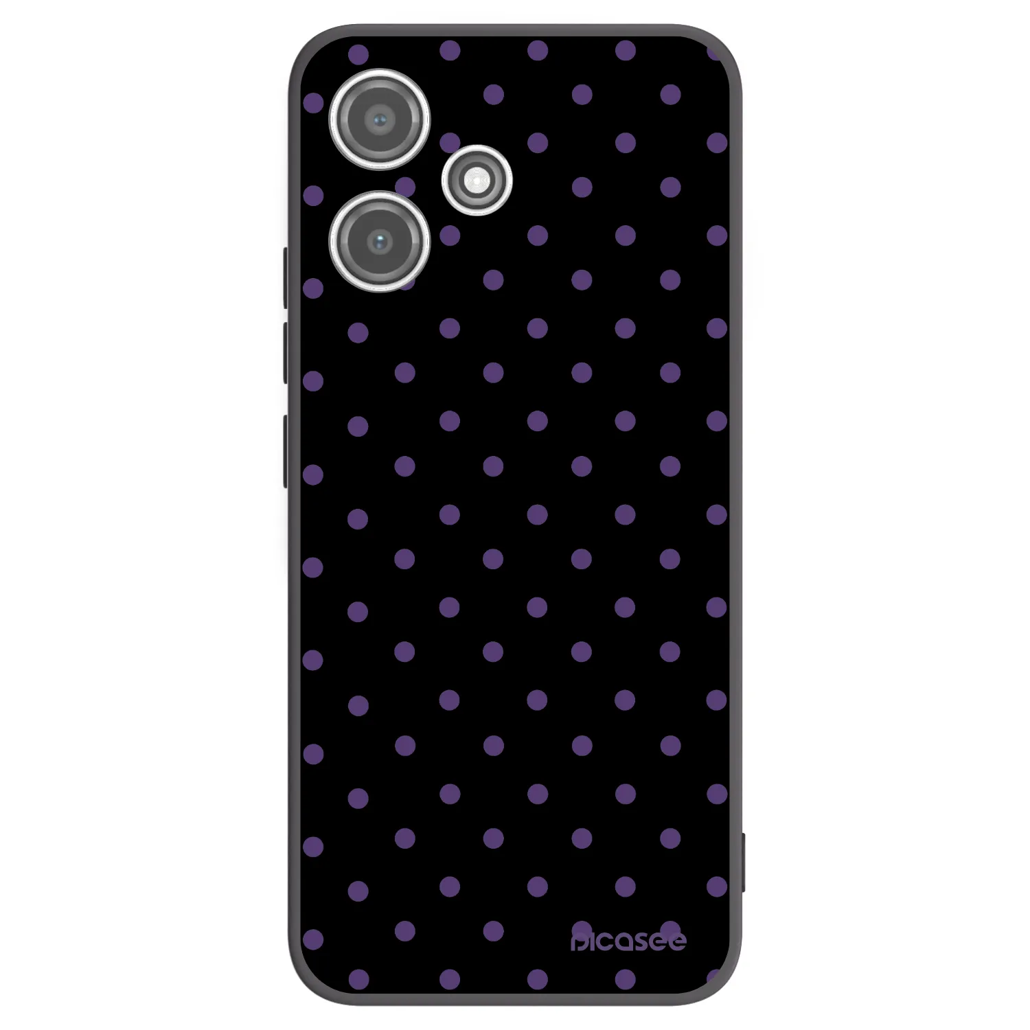 Picasee silikonski črni ovitek za Xiaomi Redmi 12 5G - Flickers