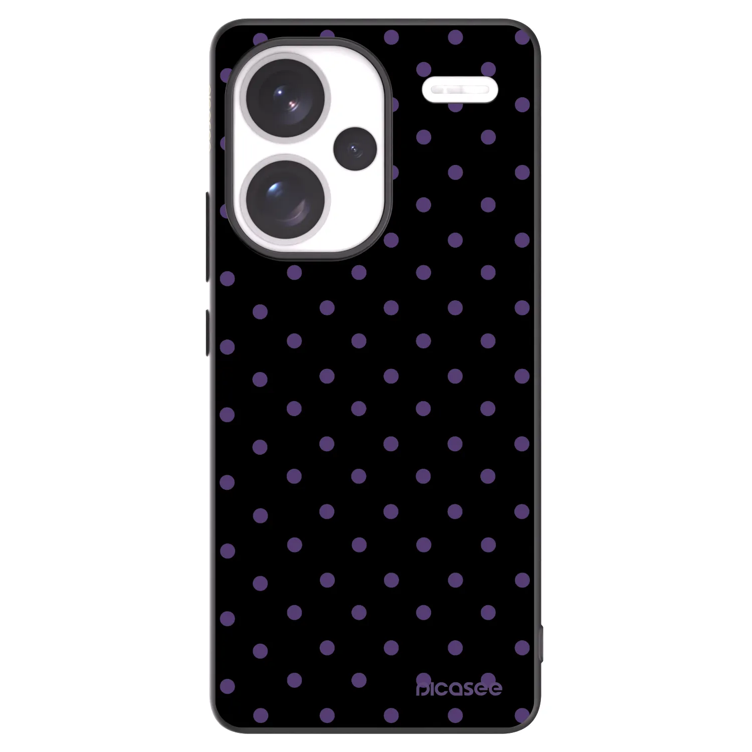 Picasee silikonski črni ovitek za Xiaomi Redmi Note 13 Pro+ 5G - Flickers