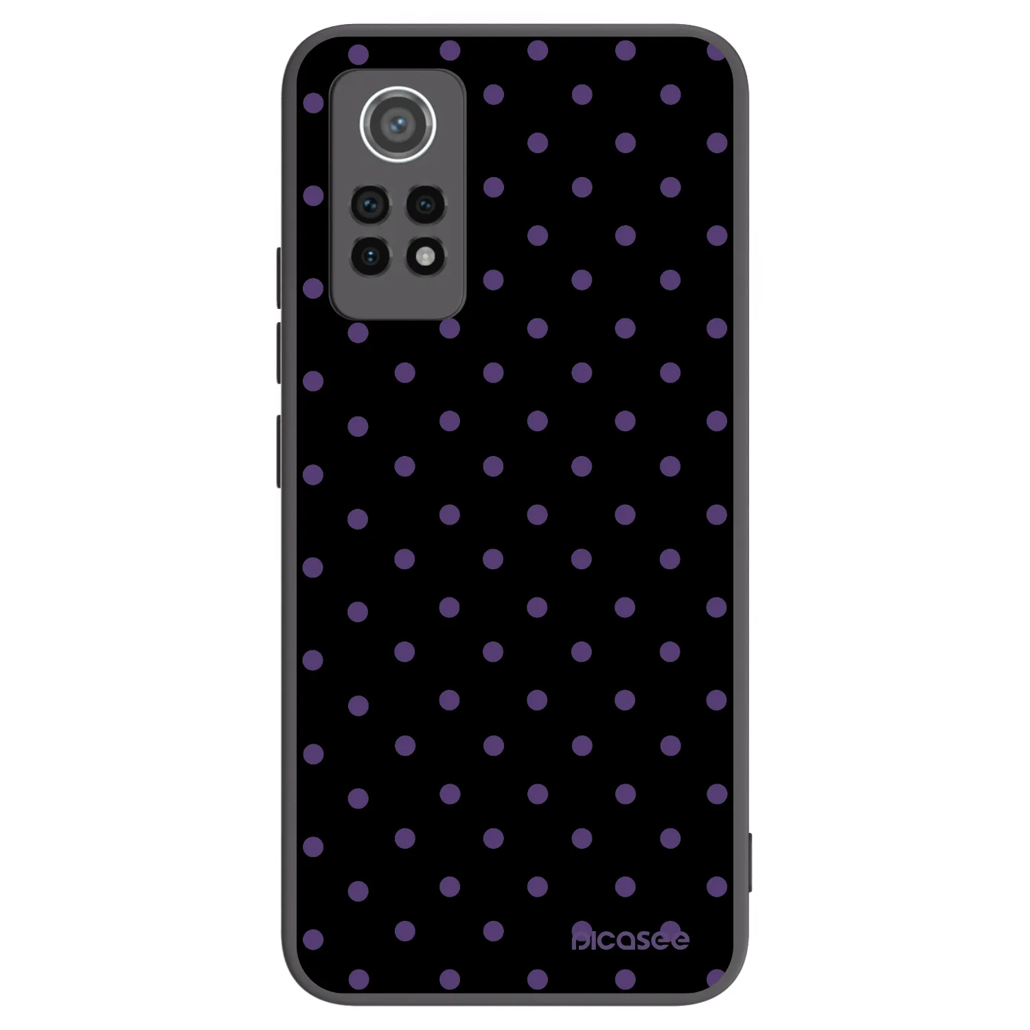 Picasee silikonski črni ovitek za Xiaomi Redmi Note 12 Pro 4G - Flickers