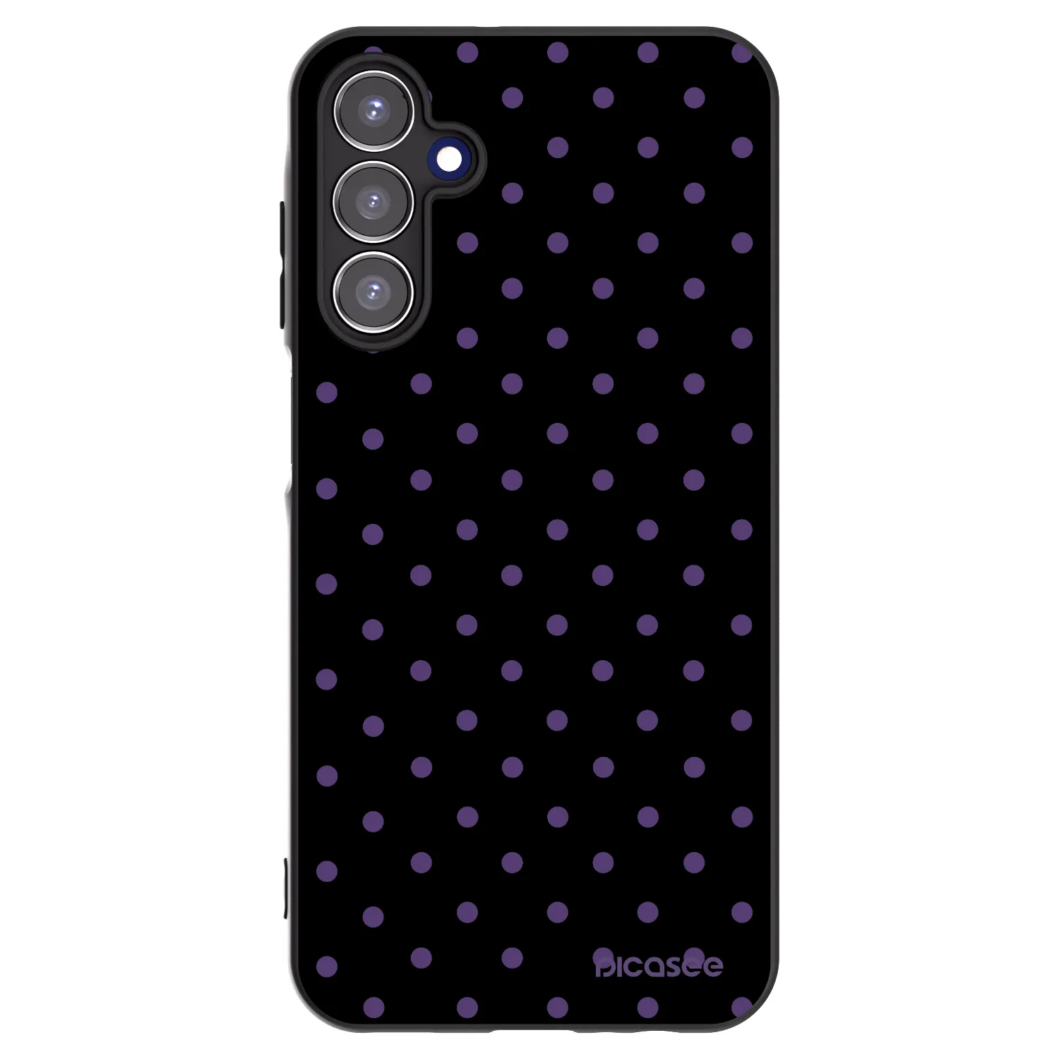 Picasee silikonski črni ovitek za Samsung Galaxy A15 A156B 5G - Flickers