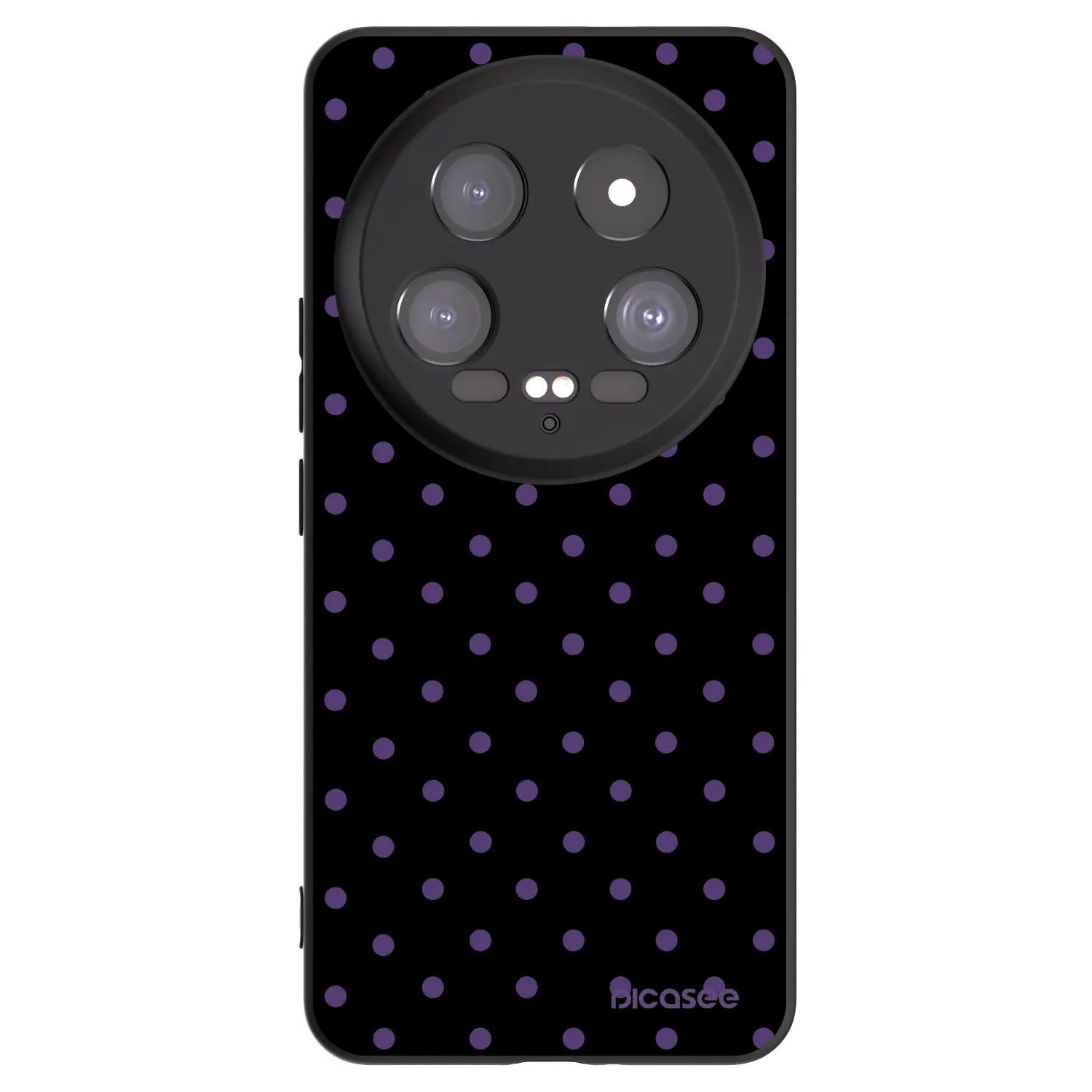 Picasee silikonski črni ovitek za Xiaomi 14 Ultra - Flickers