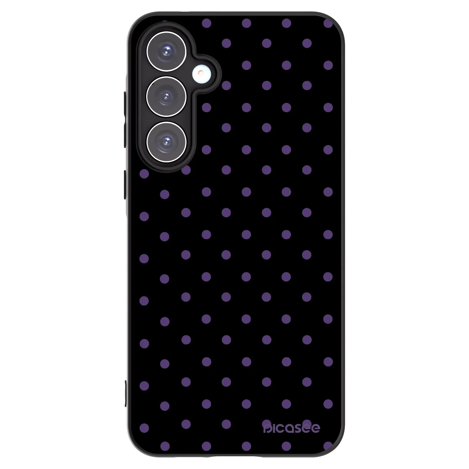 Picasee silikonski črni ovitek za Samsung Galaxy A55 5G A556B - Flickers