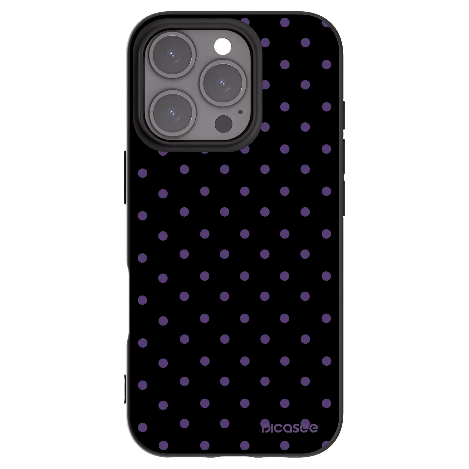 Picasee silikonski črni ovitek za Apple iPhone 16 Pro - Flickers