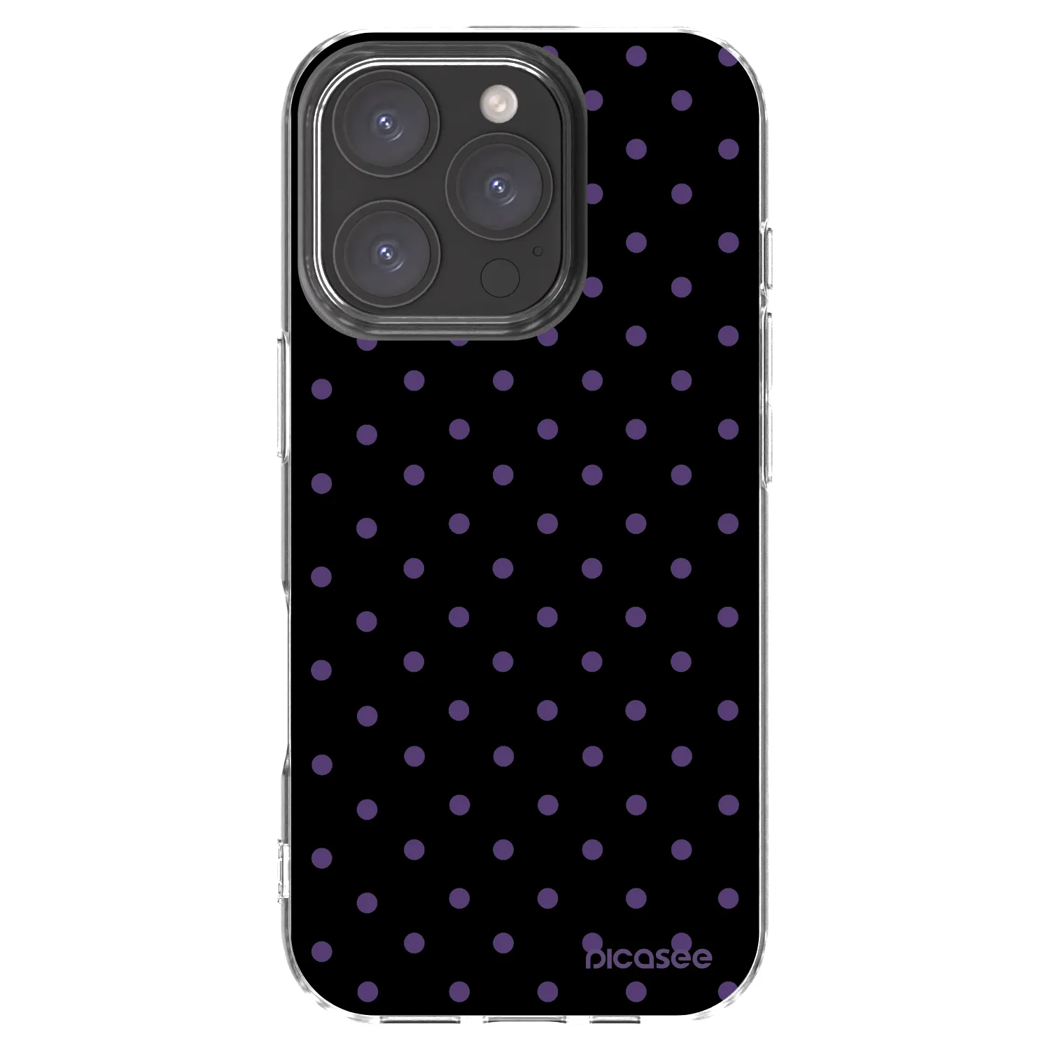 Picasee silikonski prozorni ovitek za Apple iPhone 16 Pro - Flickers