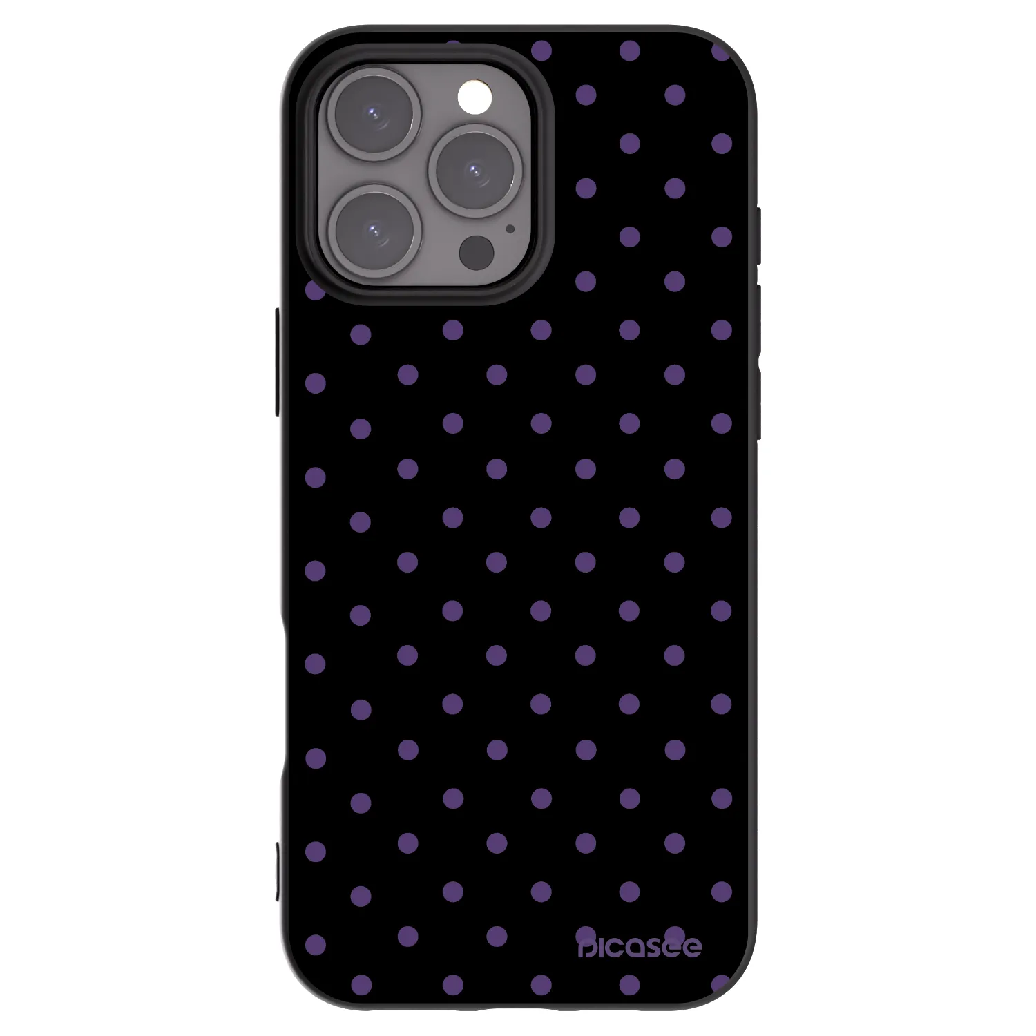 Picasee silikonski črni ovitek za Apple iPhone 16 Pro Max - Flickers