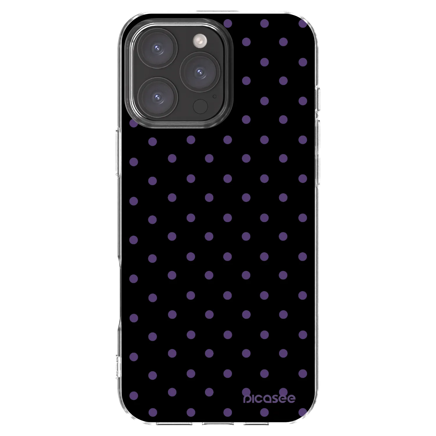 Picasee silikonski prozorni ovitek za Apple iPhone 16 Pro Max - Flickers