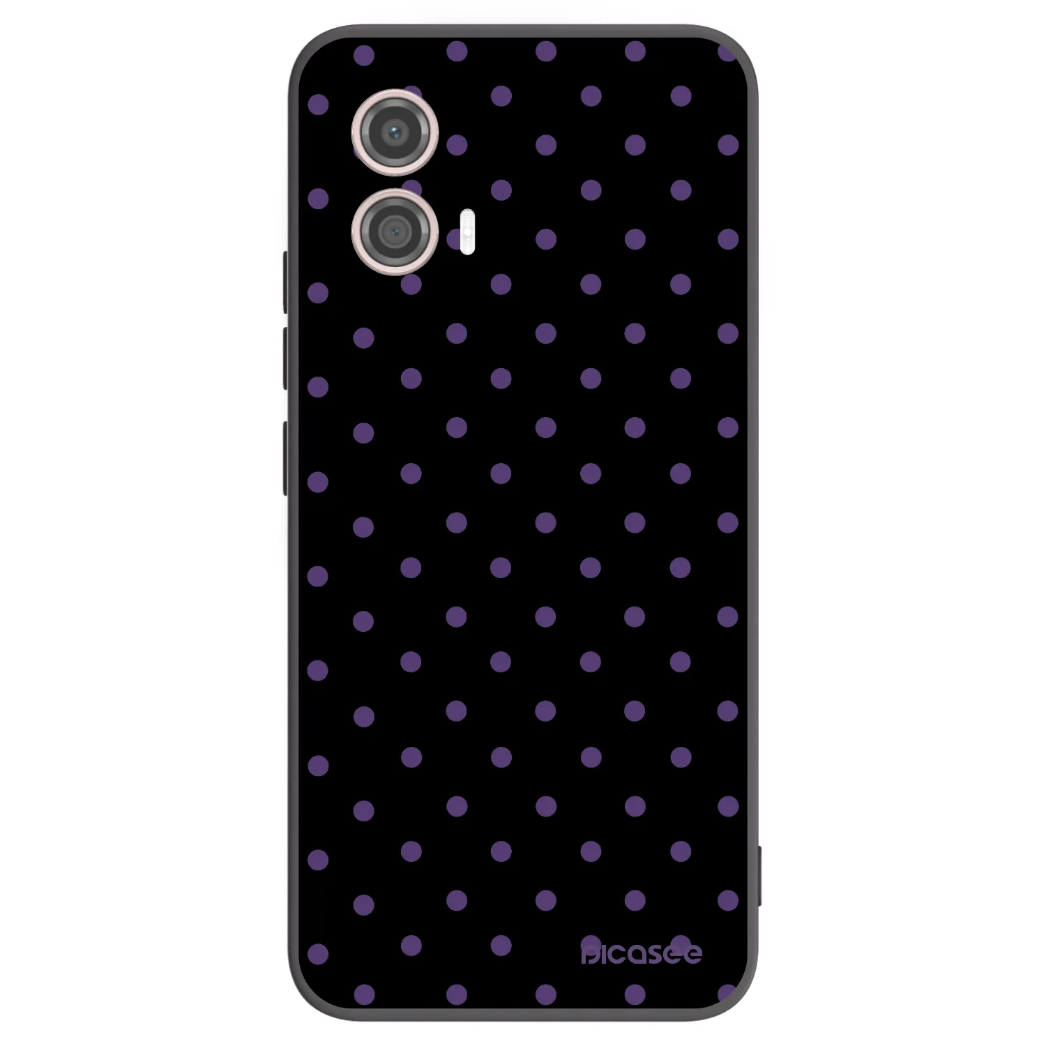 Picasee silikonski črni ovitek za Motorola Moto G53 5G - Flickers