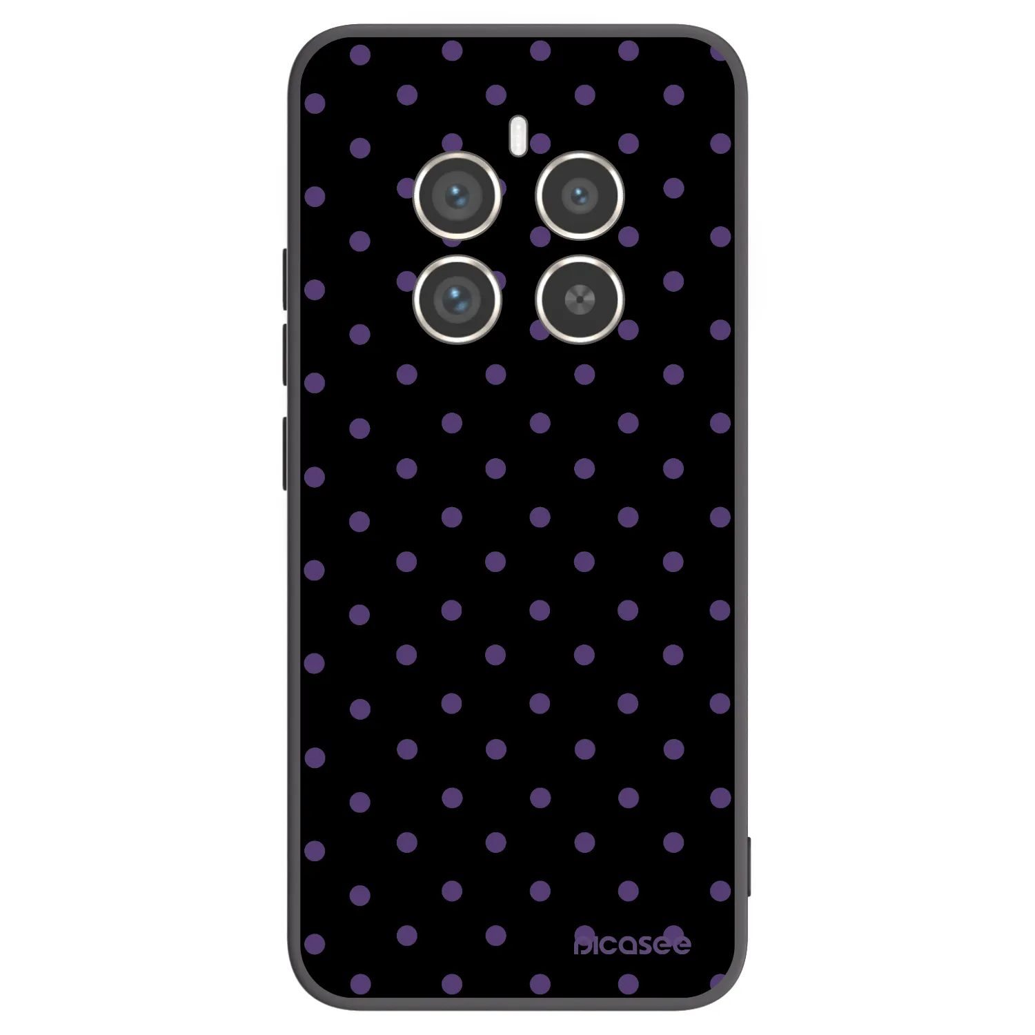 Picasee silikonski črni ovitek za Realme 12 Pro 5G - Flickers