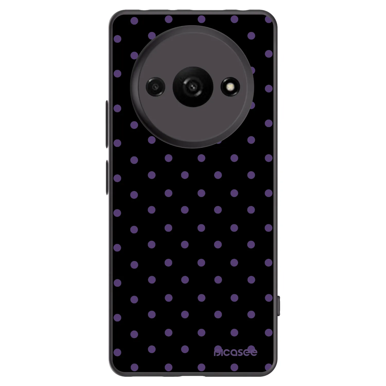 Picasee silikonski črni ovitek za Xiaomi Redmi A3 - Flickers