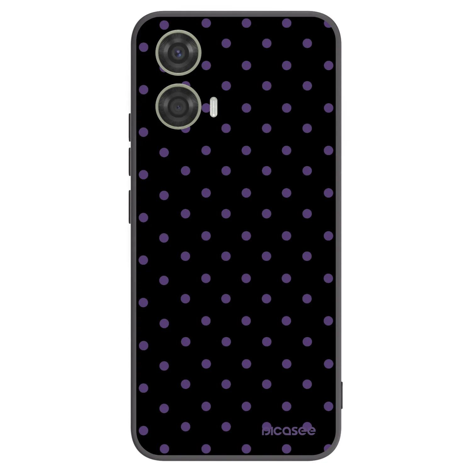 Picasee silikonski črni ovitek za Motorola Moto G24 - Flickers