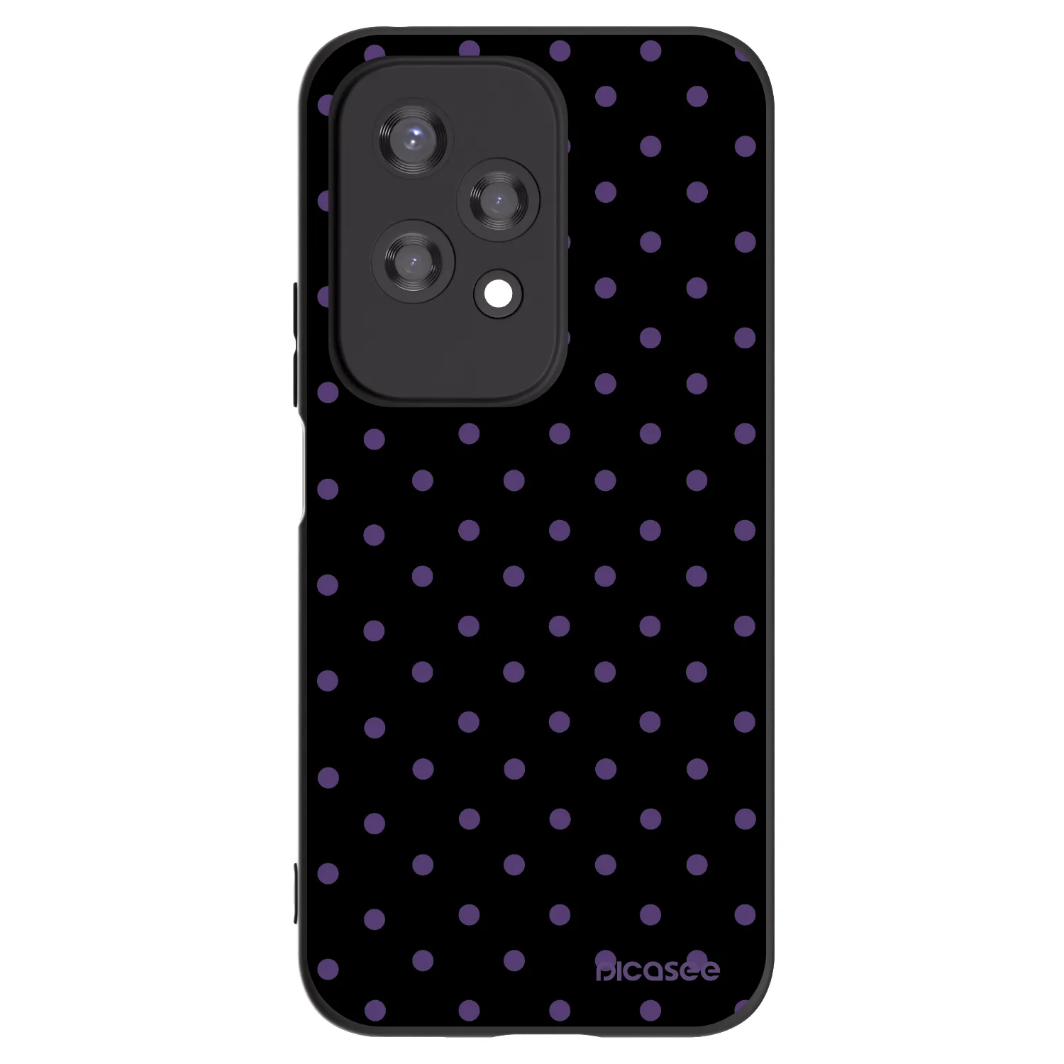 Picasee silikonski črni ovitek za Honor 200 Lite - Flickers