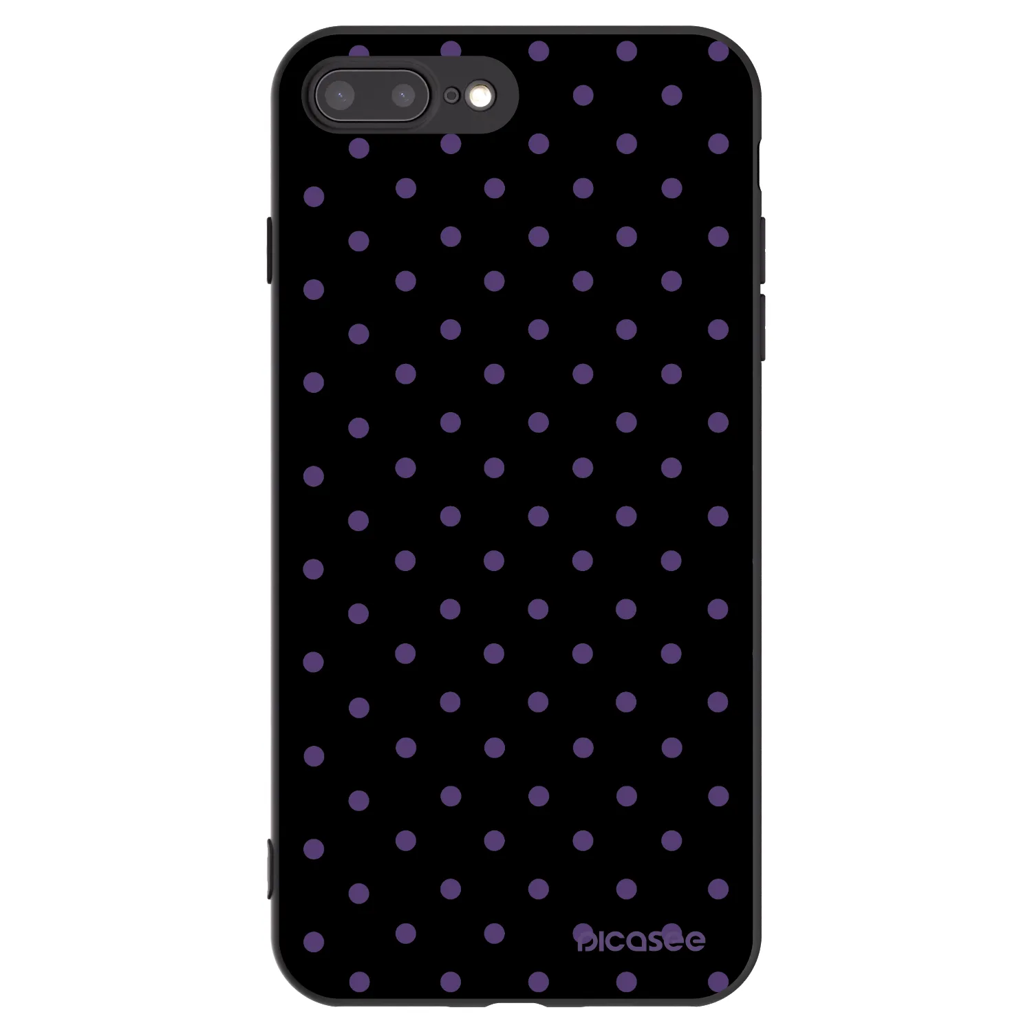 Picasee silikonski črni ovitek za Apple iPhone 7 Plus - Flickers