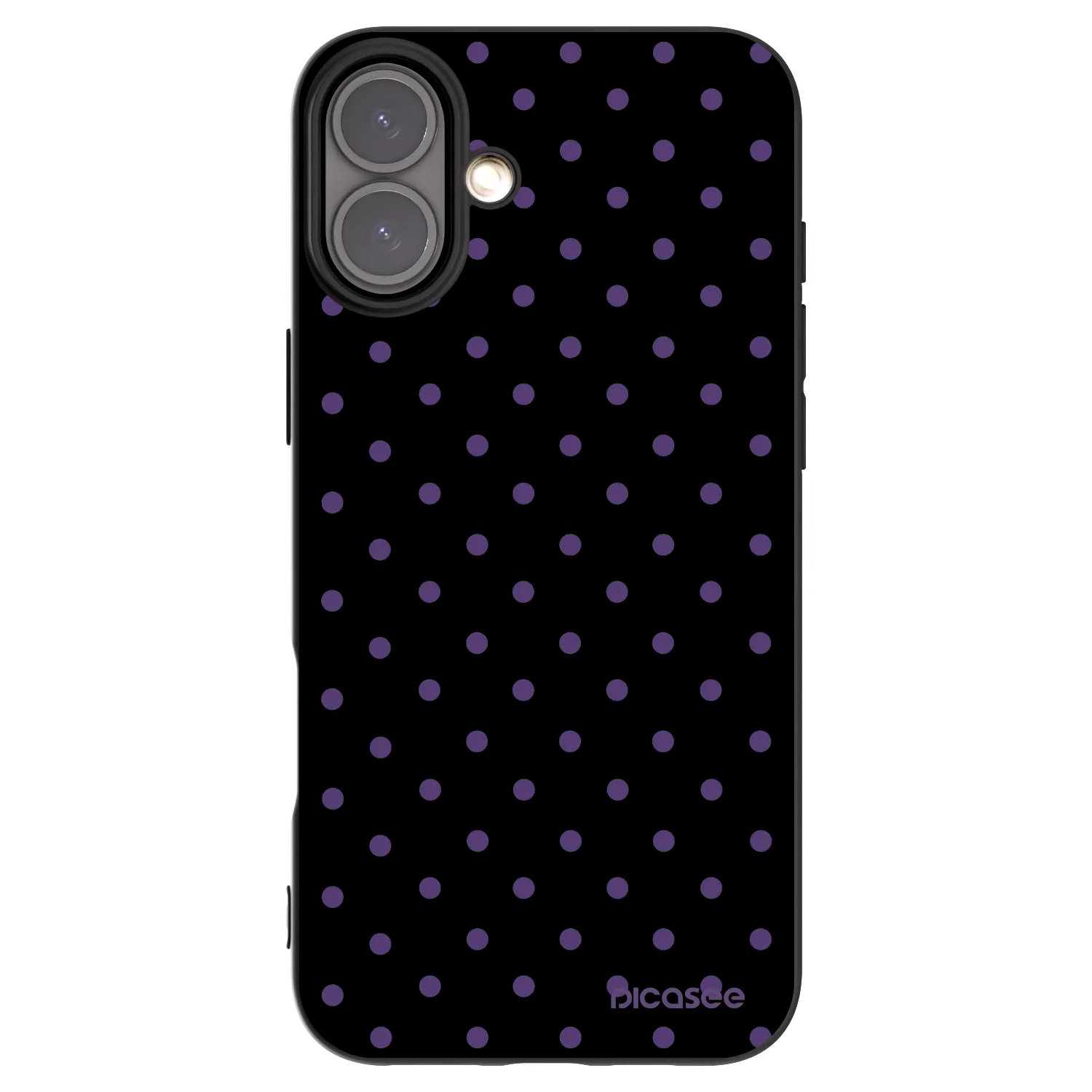 Picasee silikonski črni ovitek za Apple iPhone 16 Plus - Flickers
