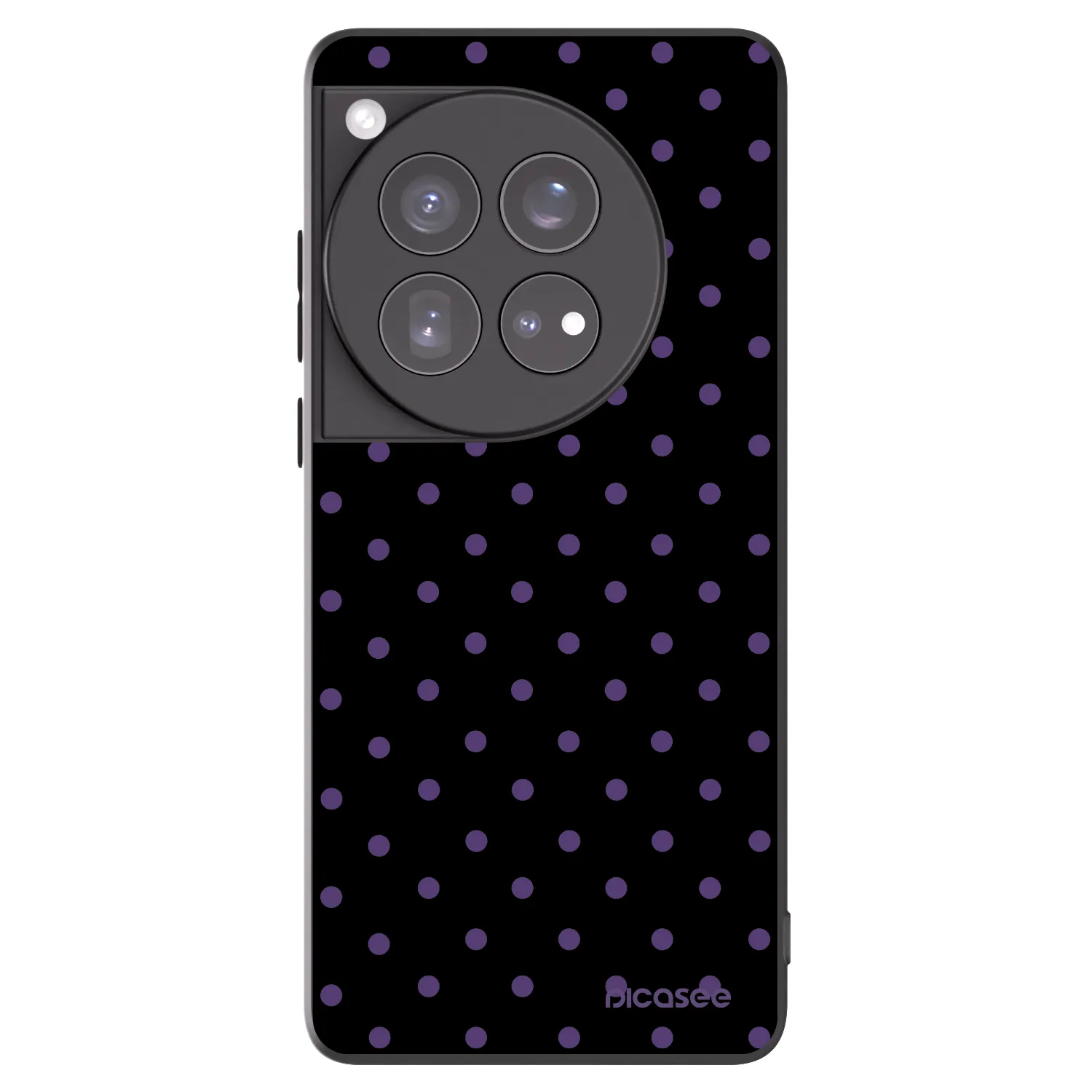 Picasee silikonski črni ovitek za OnePlus 12 5G - Flickers