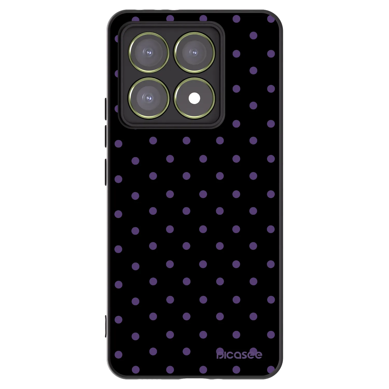 Picasee silikonski črni ovitek za Xiaomi 14T - Flickers