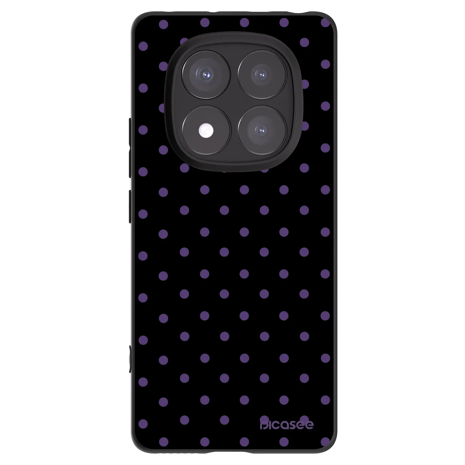 Picasee silikonski črni ovitek za Xiaomi Redmi Note 14 Pro+ 5G - Flickers