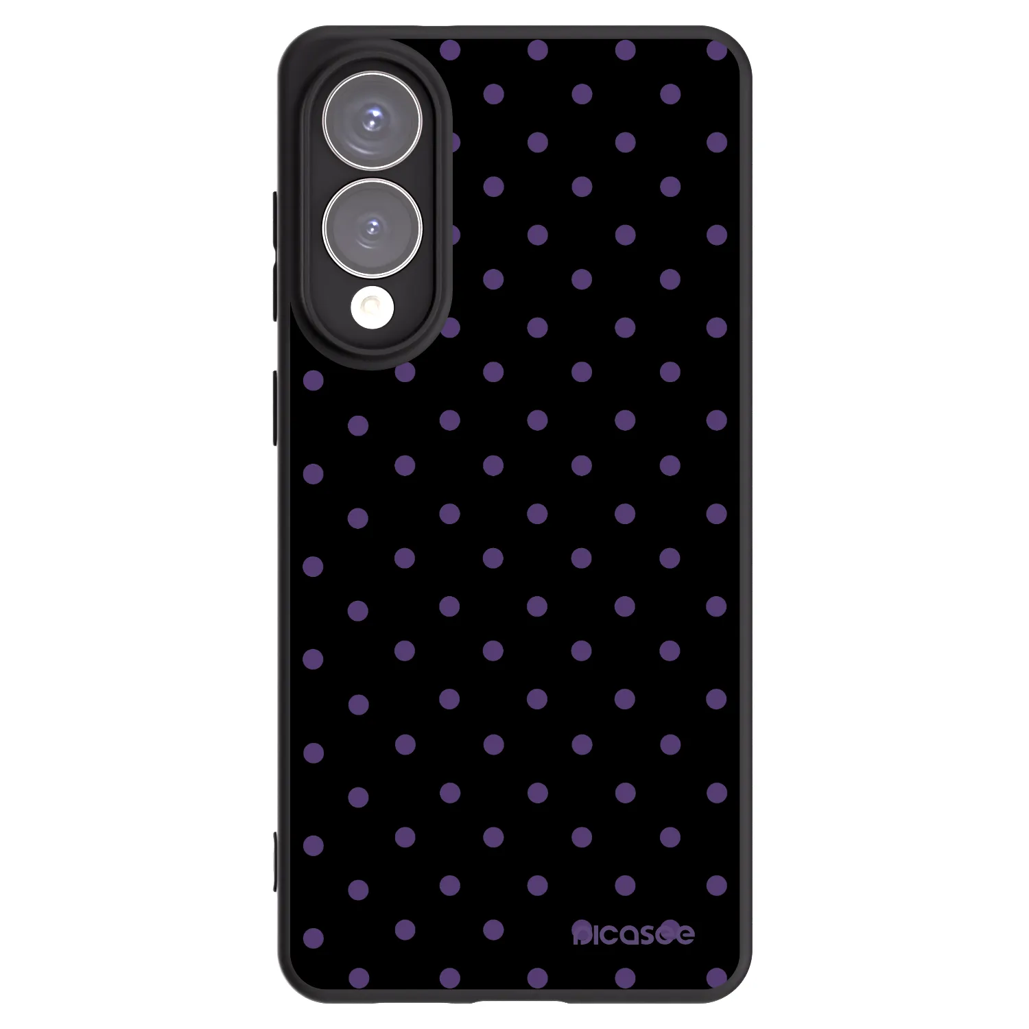 Picasee silikonski črni ovitek za Samsung Galaxy S25 Edge 5G - Flickers