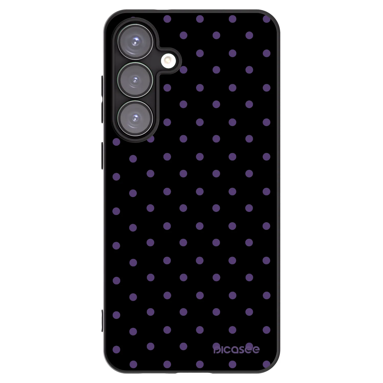 Picasee silikonski črni ovitek za Samsung Galaxy S25+ 5G - Flickers
