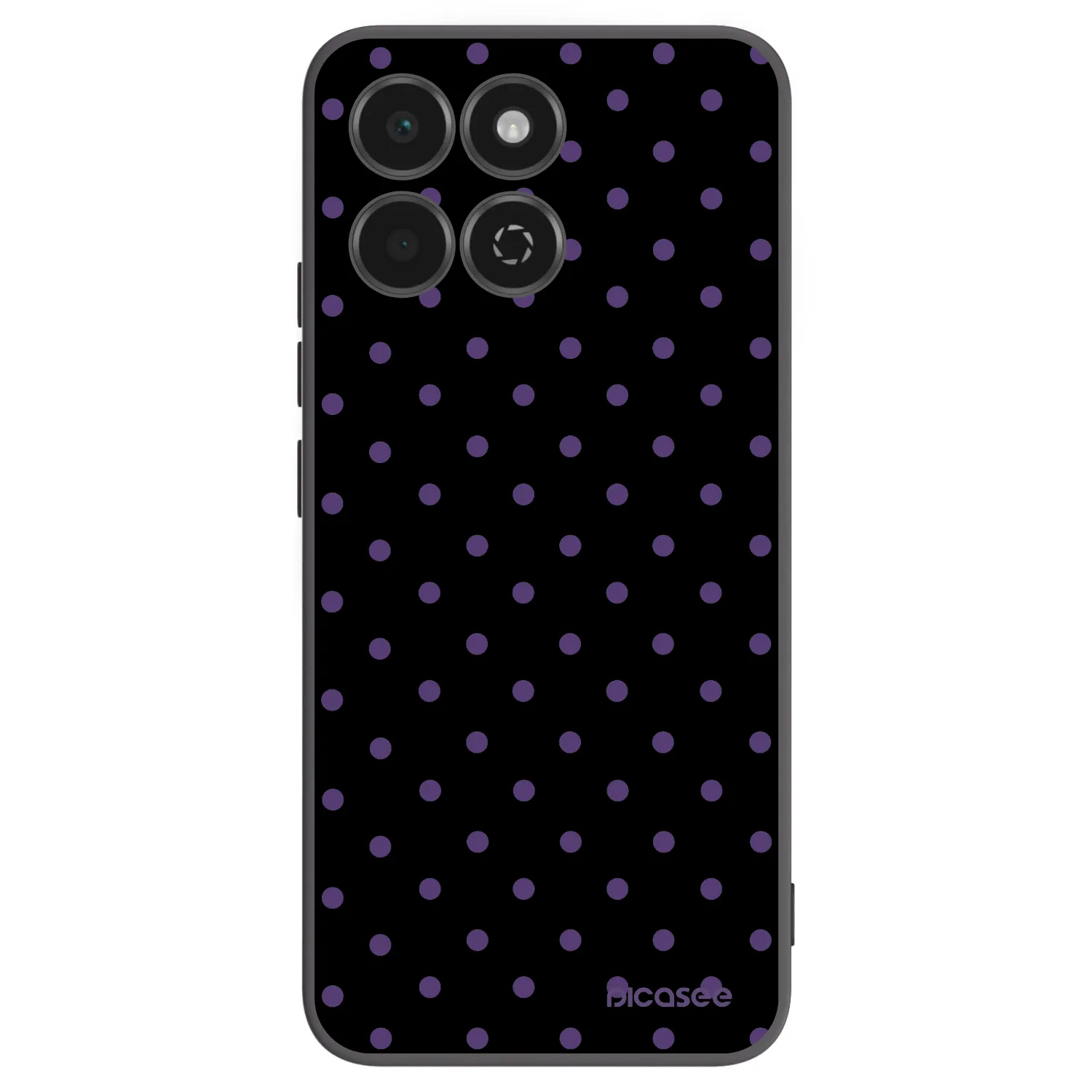 Picasee silikonski črni ovitek za Honor 200 Smart 5G - Flickers