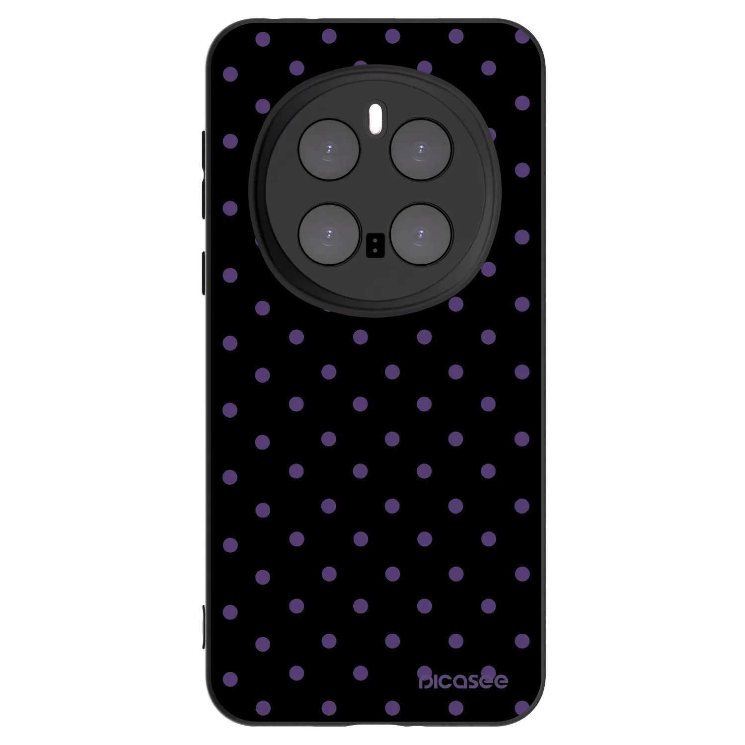 Picasee silikonski črni ovitek za Honor Magic7 Pro 5G - Flickers