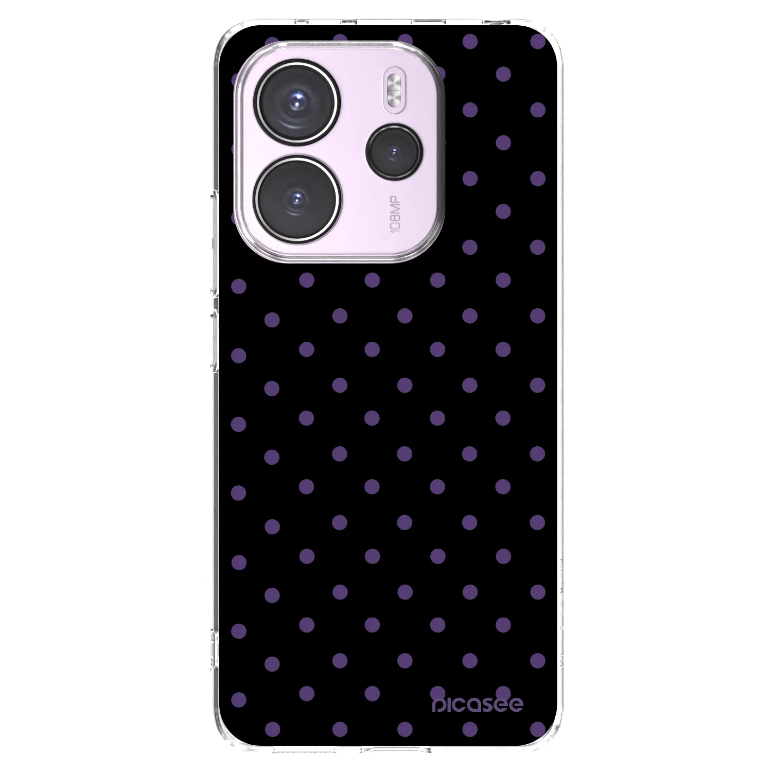 Picasee silikonski prozorni ovitek za Xiaomi Redmi Note 14 4G - Flickers