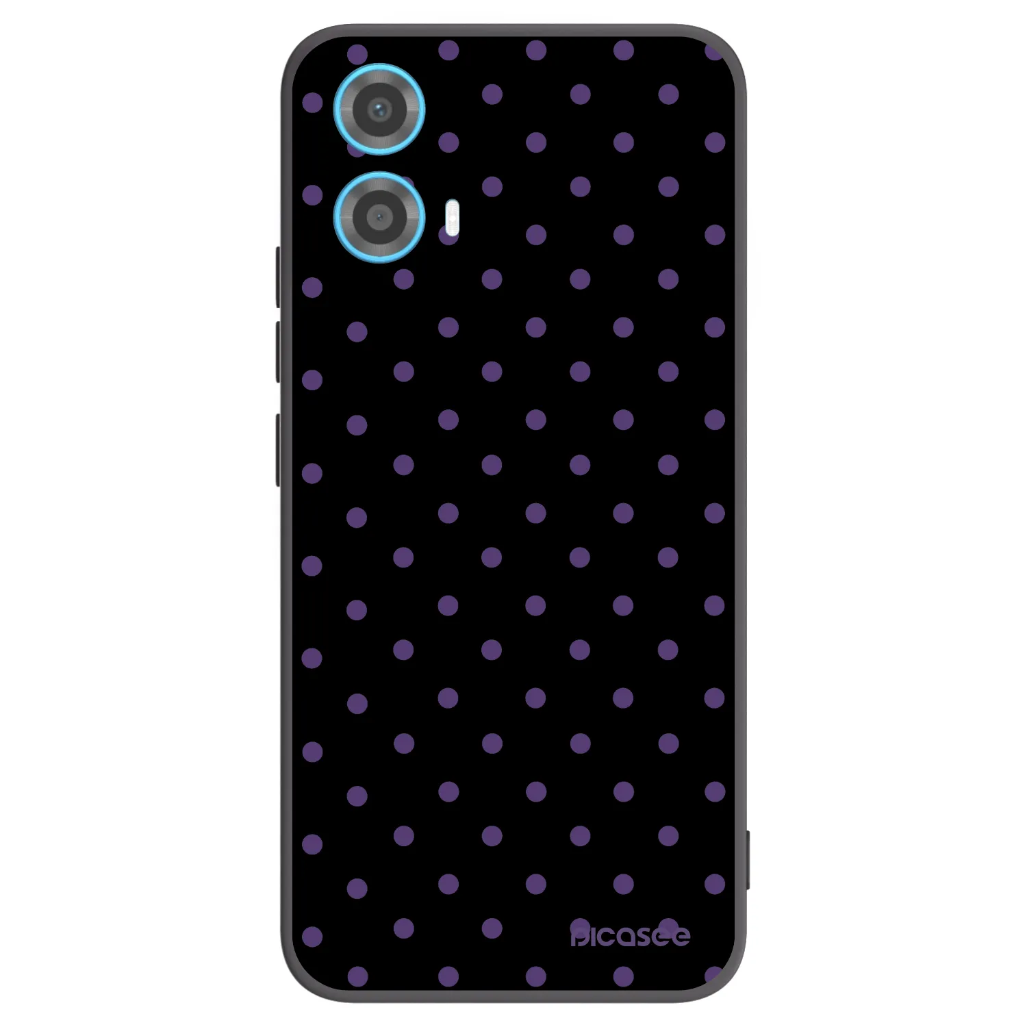 Picasee silikonski črni ovitek za Motorola Moto G34 5G - Flickers
