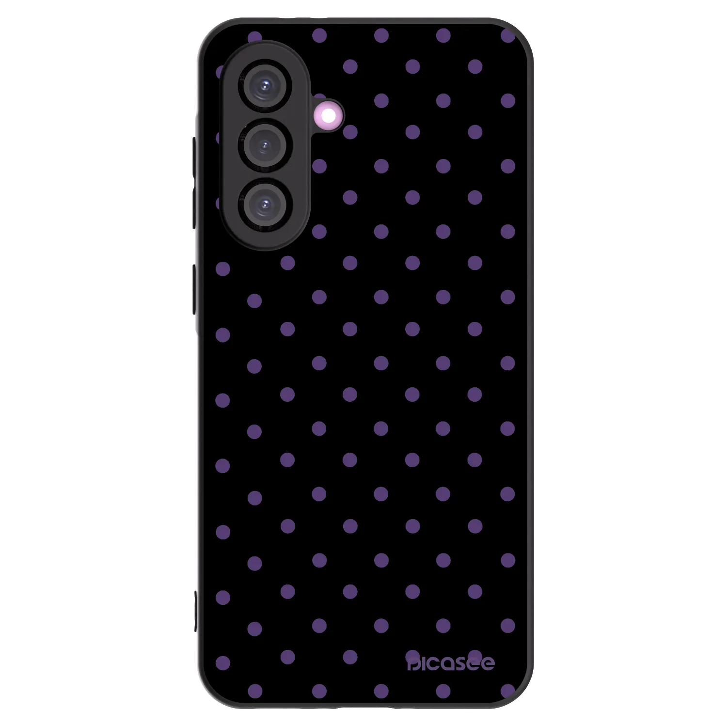 Picasee silikonski črni ovitek za Samsung Galaxy A56 5G A566B - Flickers