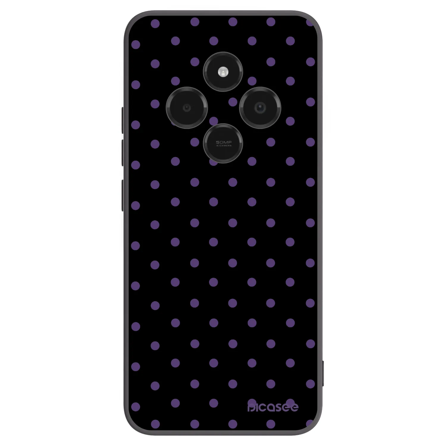 Picasee silikonski črni ovitek za Xiaomi Poco C75 - Flickers