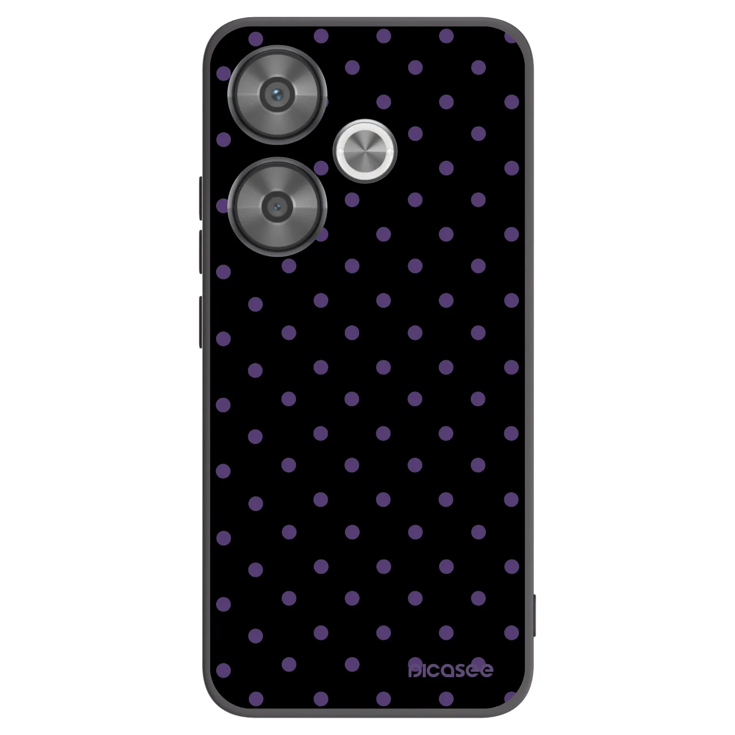Picasee silikonski črni ovitek za Xiaomi Poco F6 - Flickers