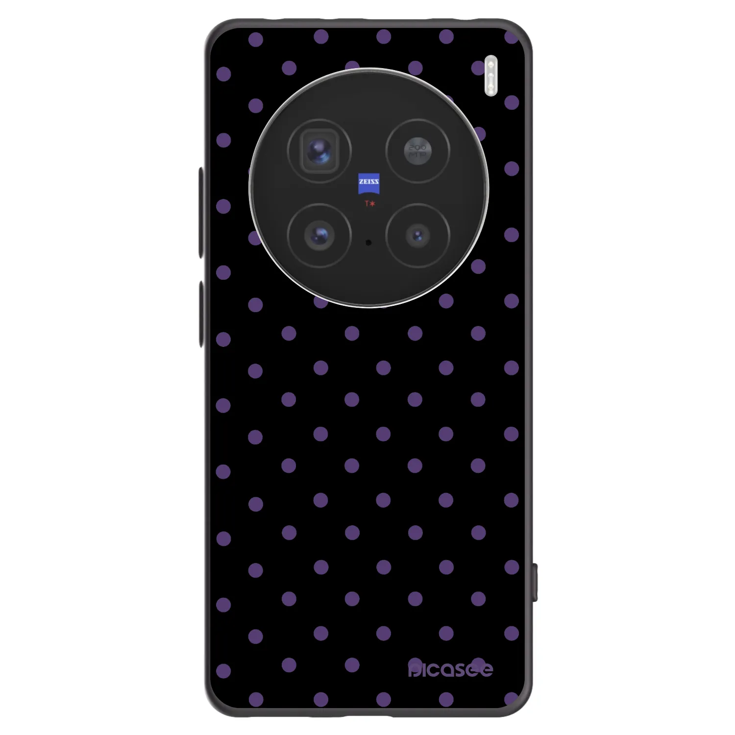 Picasee silikonski črni ovitek za Vivo X200 Pro - Flickers