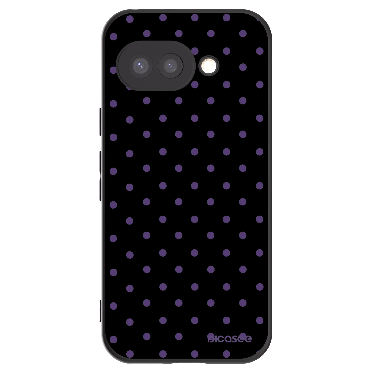 Picasee silikonski črni ovitek za Google Pixel 9a - Flickers