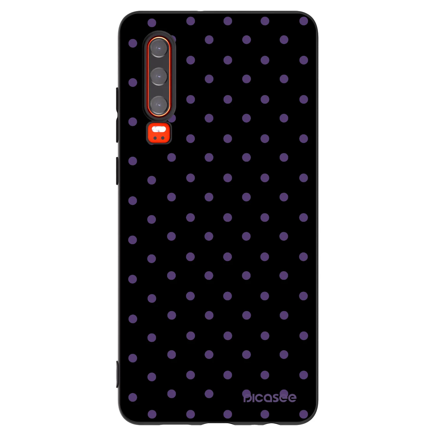 Picasee silikonski črni ovitek za Huawei P30 - Flickers