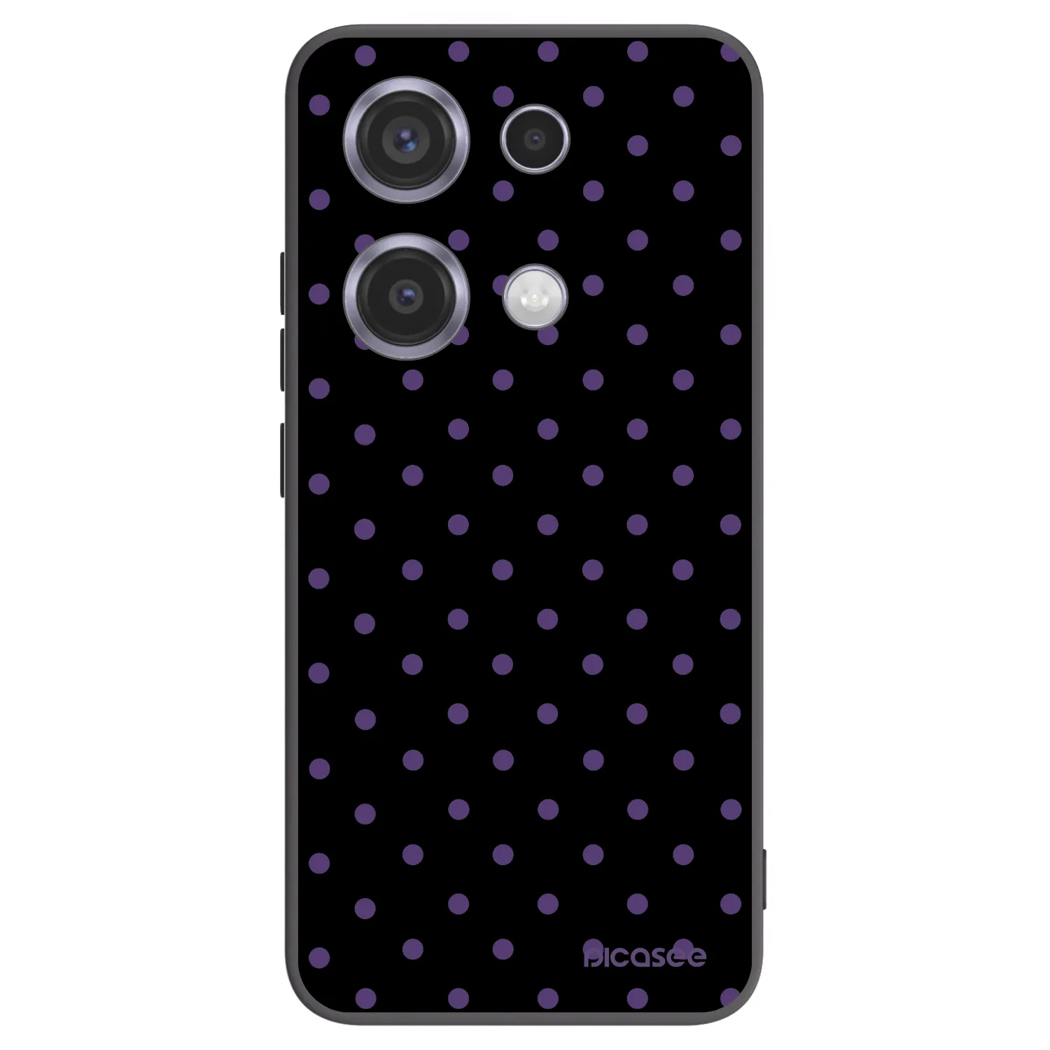 Picasee silikonski črni ovitek za Xiaomi Redmi Note 14S - Flickers