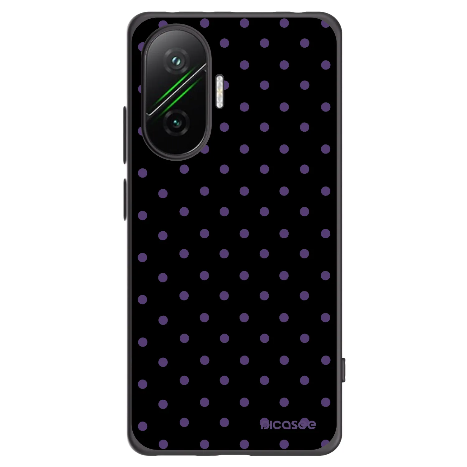 Picasee silikonski črni ovitek za Xiaomi Poco F7 5G - Flickers