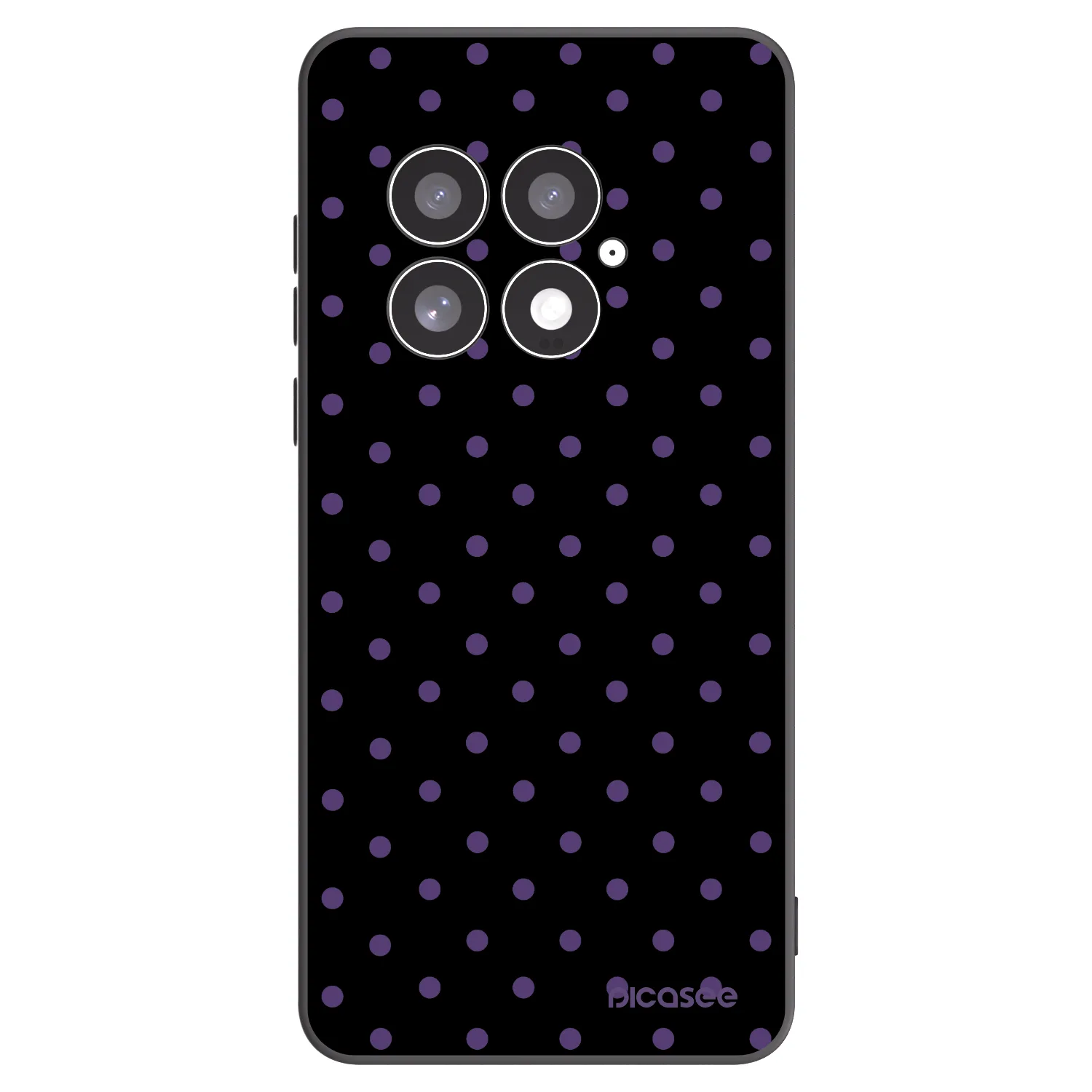 Picasee silikonski črni ovitek za OnePlus 13 5G - Flickers
