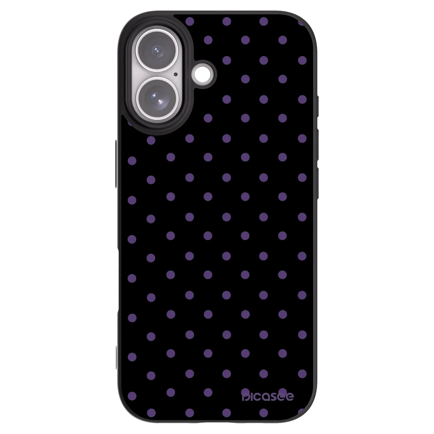 Picasee silikonski črni ovitek za Apple iPhone 17 - Flickers