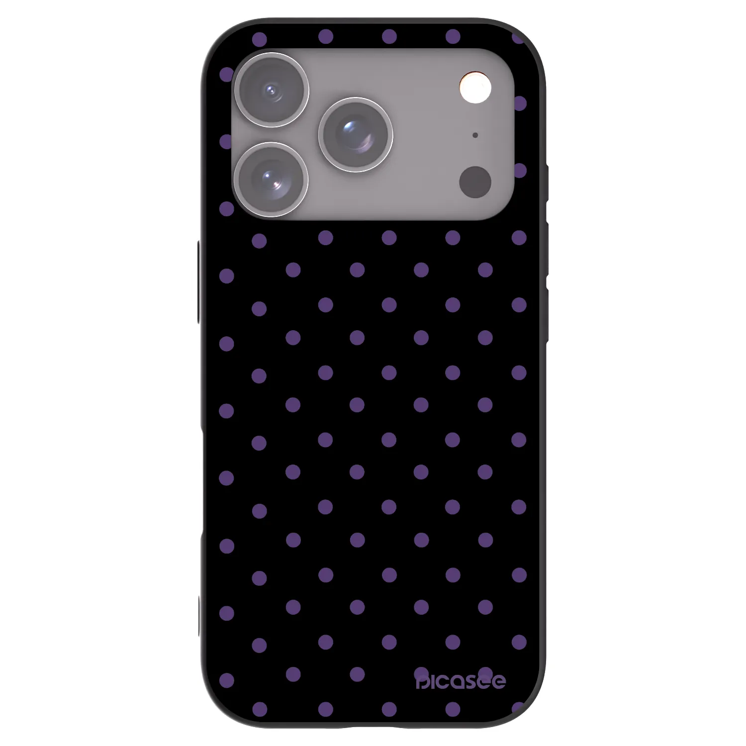 Picasee silikonski črni ovitek za Apple iPhone 17 Pro - Flickers