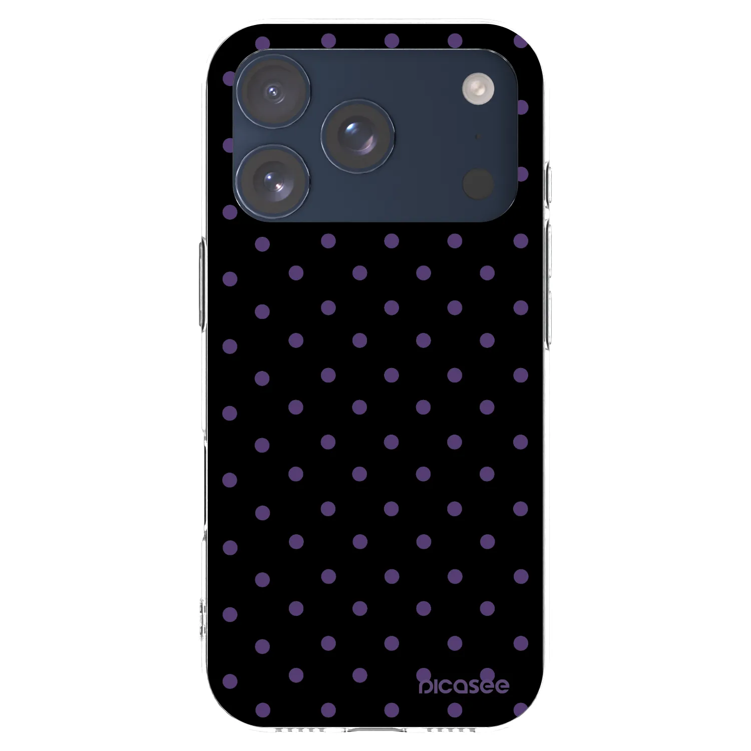 Picasee silikonski prozorni ovitek za Apple iPhone 17 Pro - Flickers