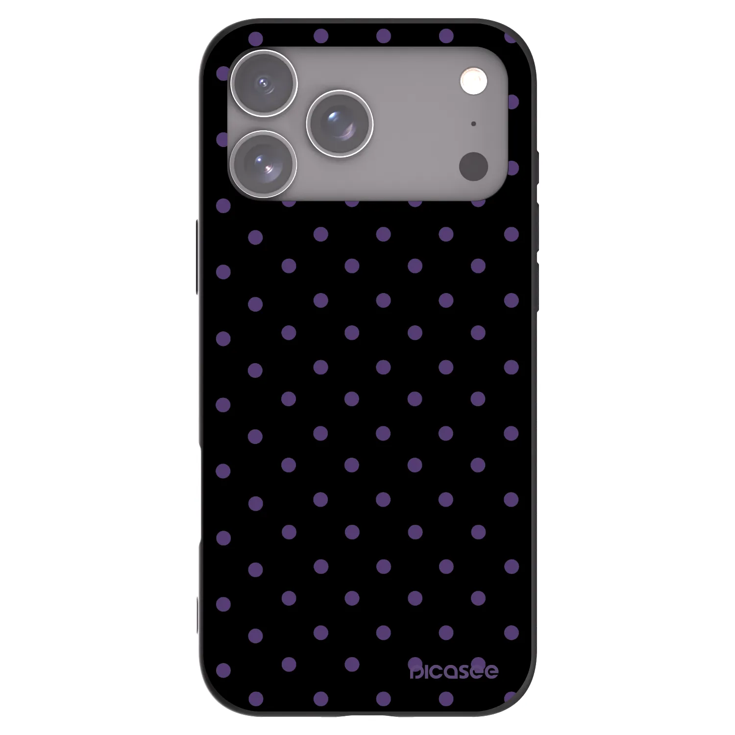 Picasee silikonski črni ovitek za Apple iPhone 17 Pro Max - Flickers