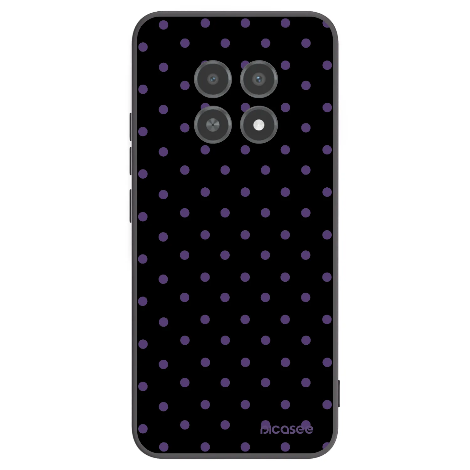 Picasee silikonski črni ovitek za Realme 12X - Flickers