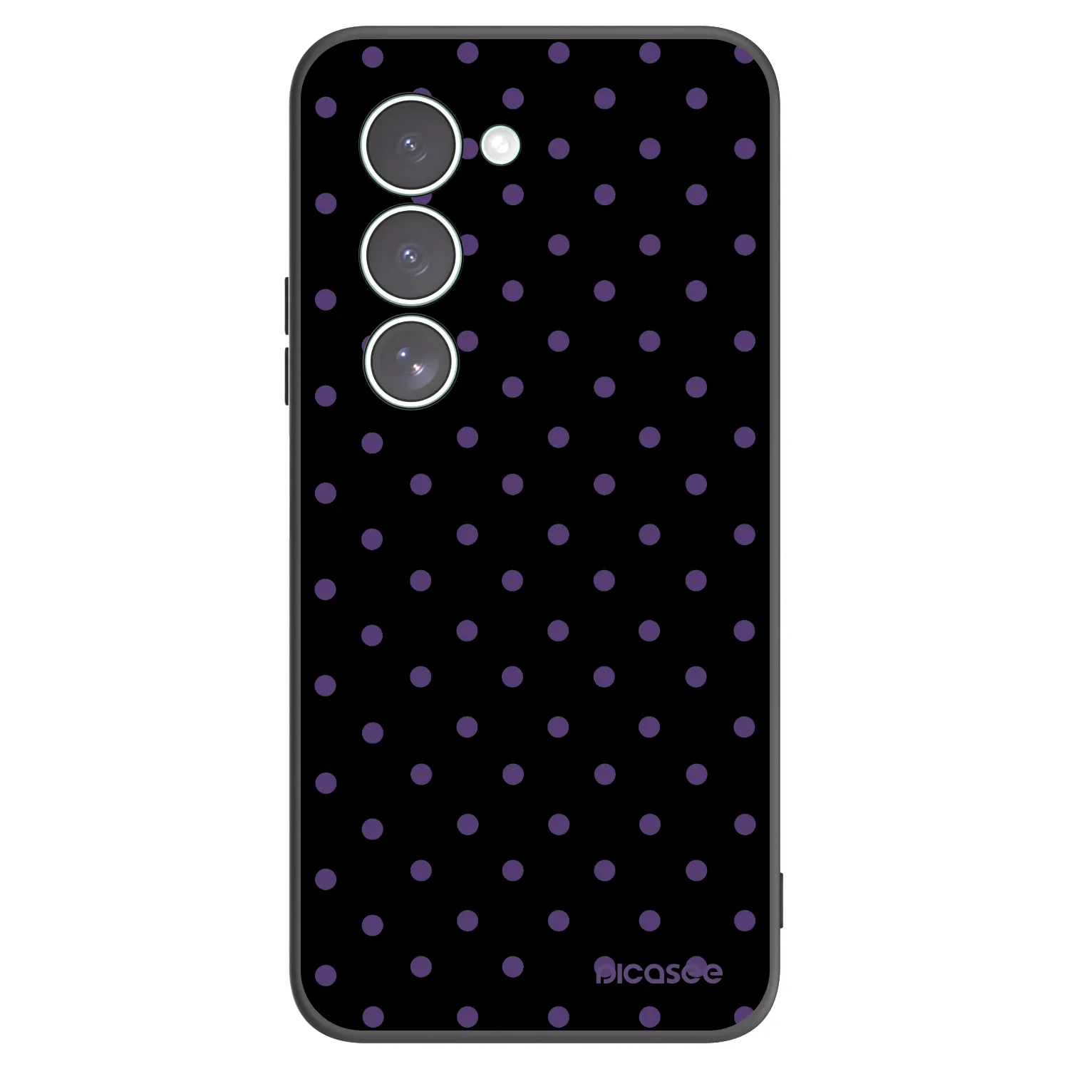 Picasee silikonski črni ovitek za Xiaomi Redmi 15 5G - Flickers