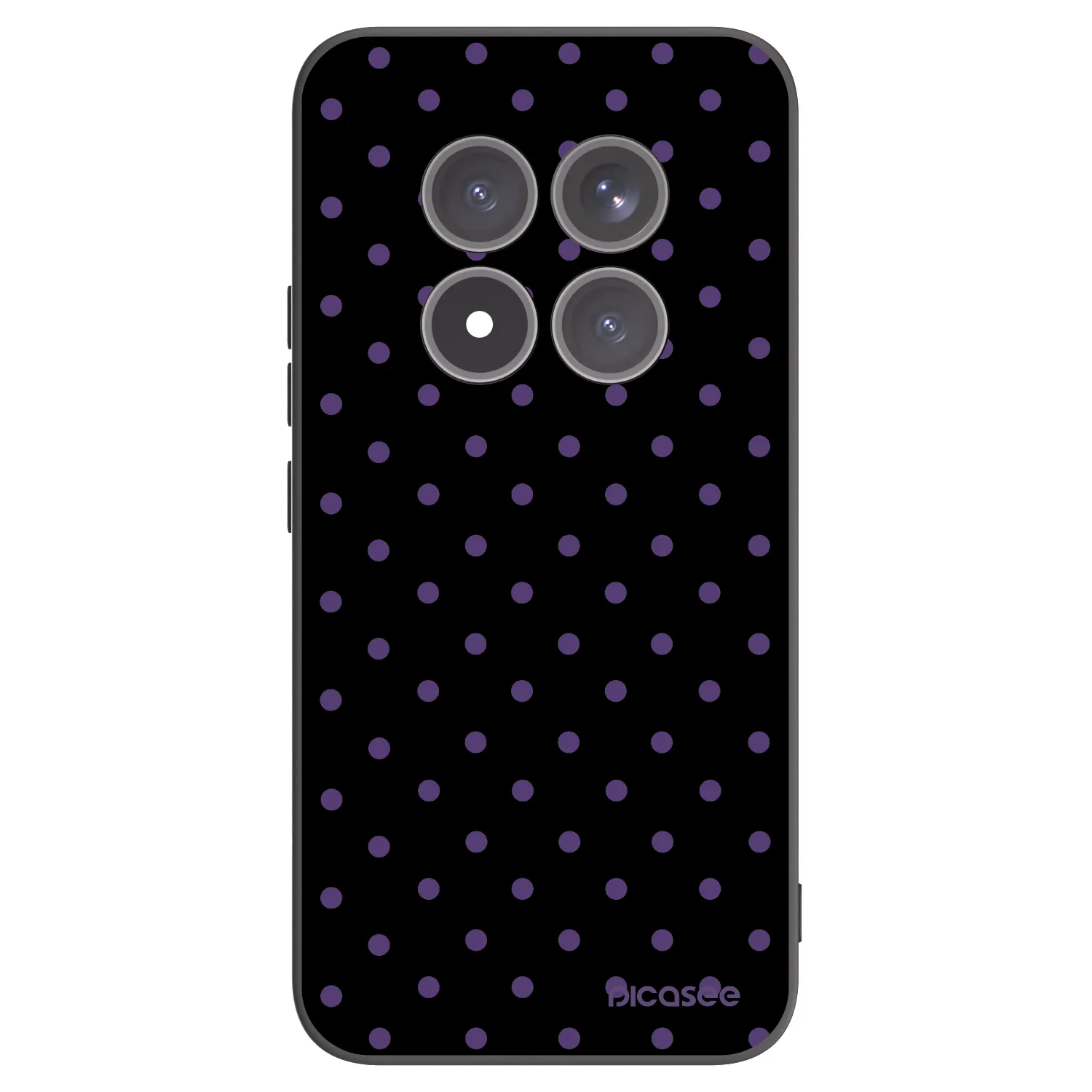 Picasee silikonski črni ovitek za Xiaomi Redmi Note 15 Pro+ - Flickers