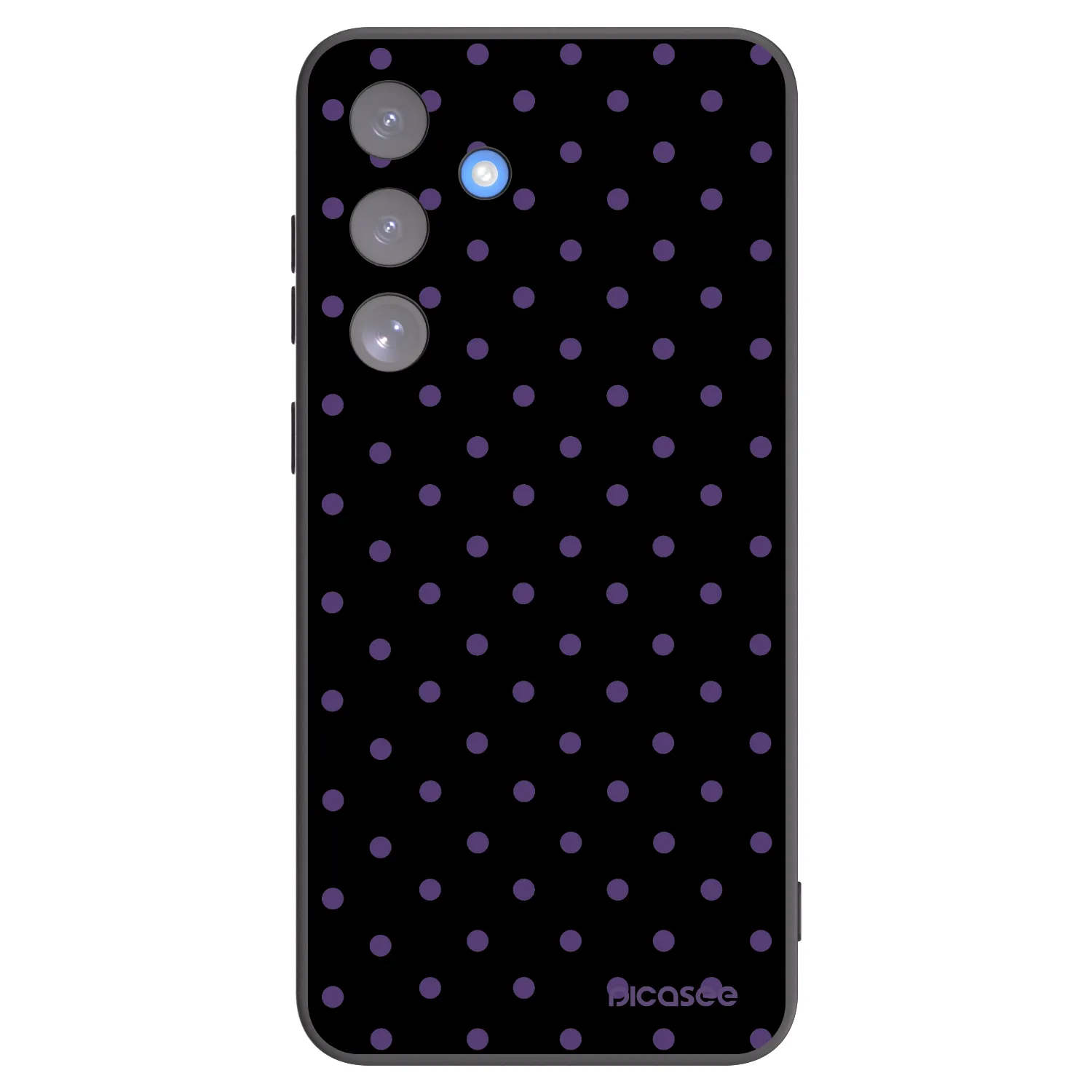 Picasee silikonski črni ovitek za Samsung Galaxy S25 FE 5G - Flickers