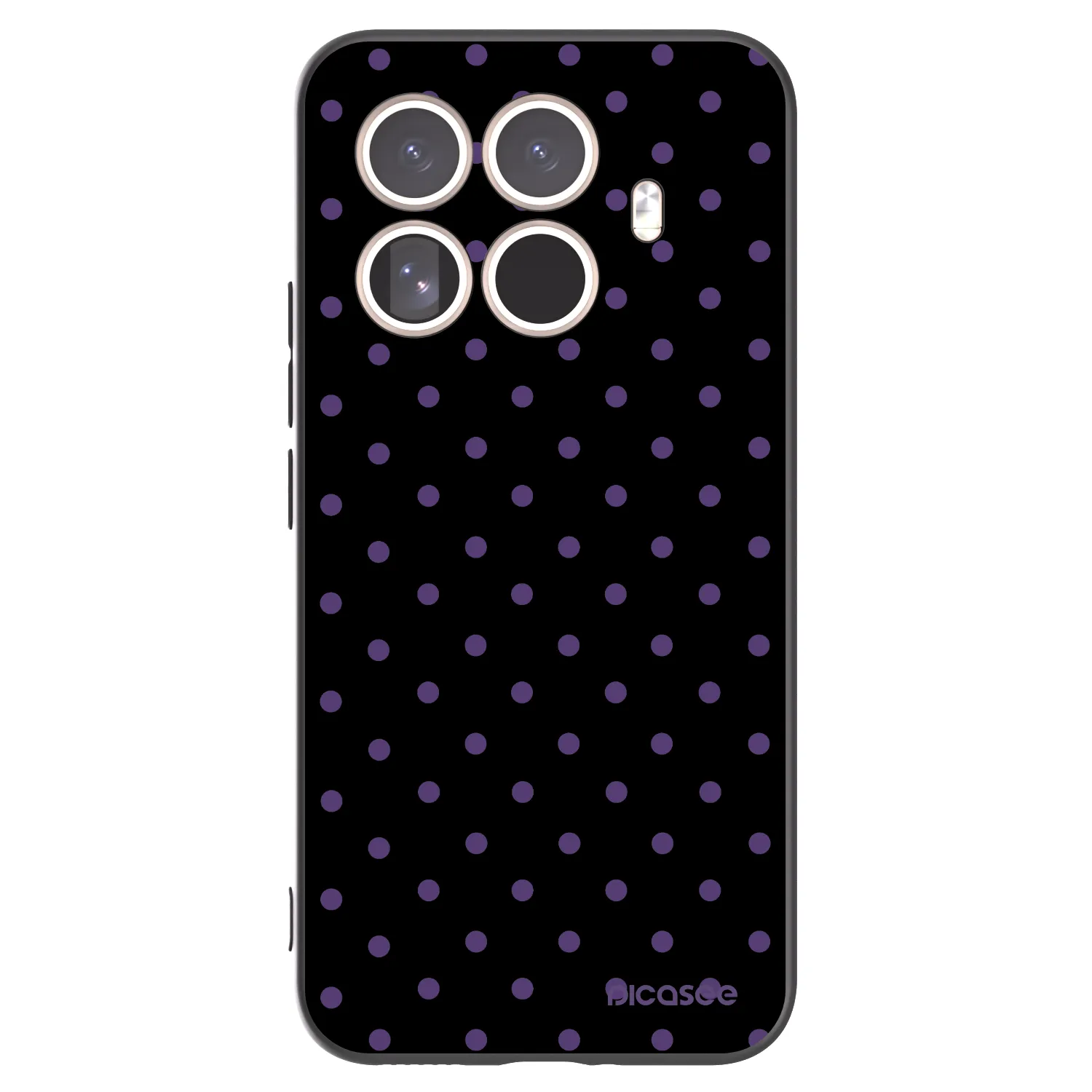 Picasee silikonski črni ovitek za Xiaomi 15T Pro - Flickers