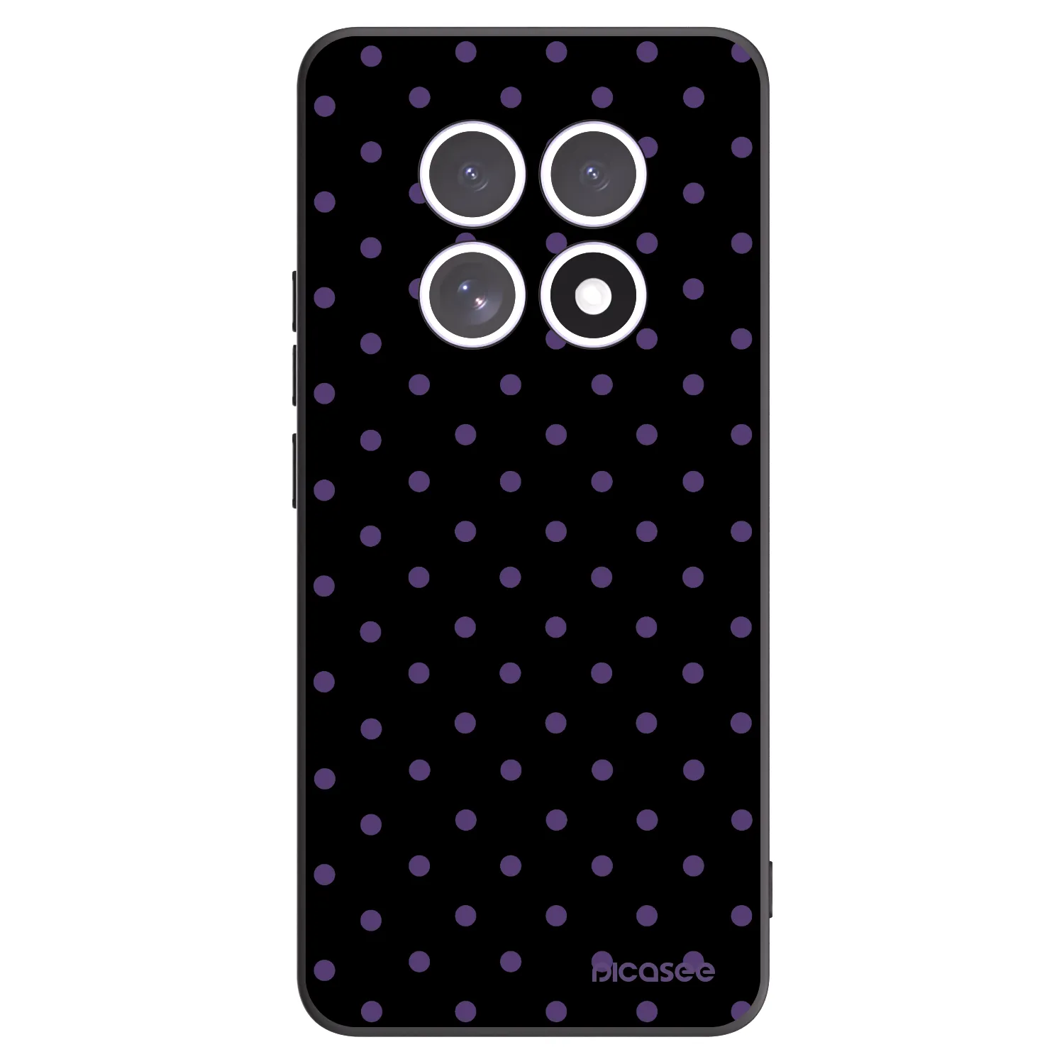 Picasee silikonski črni ovitek za Xiaomi Redmi Note 15 4G - Flickers