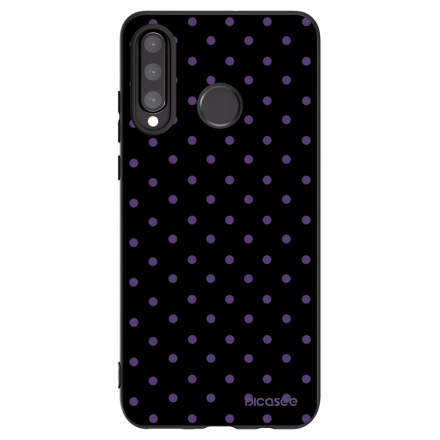 Picasee silikonski črni ovitek za Huawei P30 Lite - Flickers