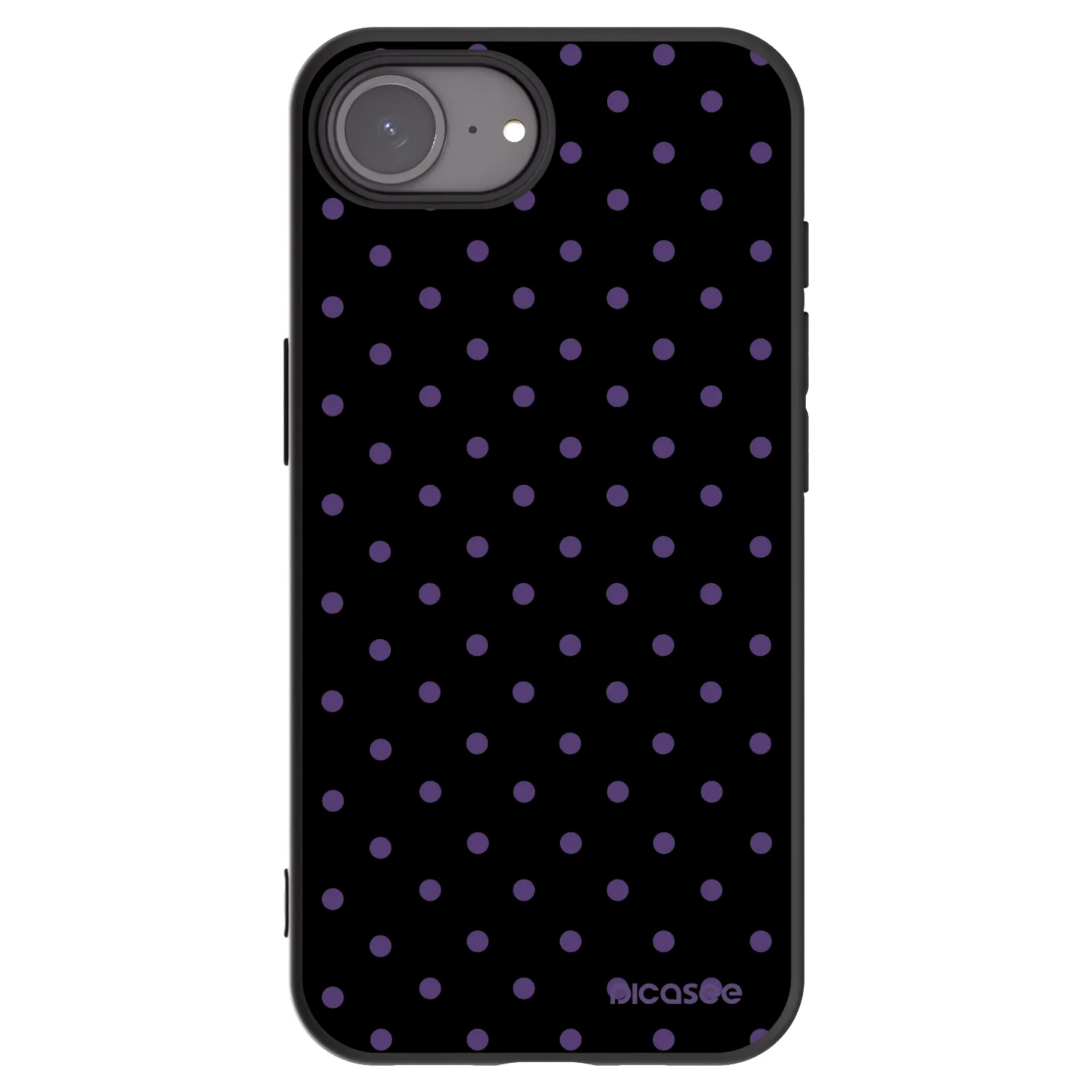 Picasee silikonski črni ovitek za Apple iPhone 17e - Flickers