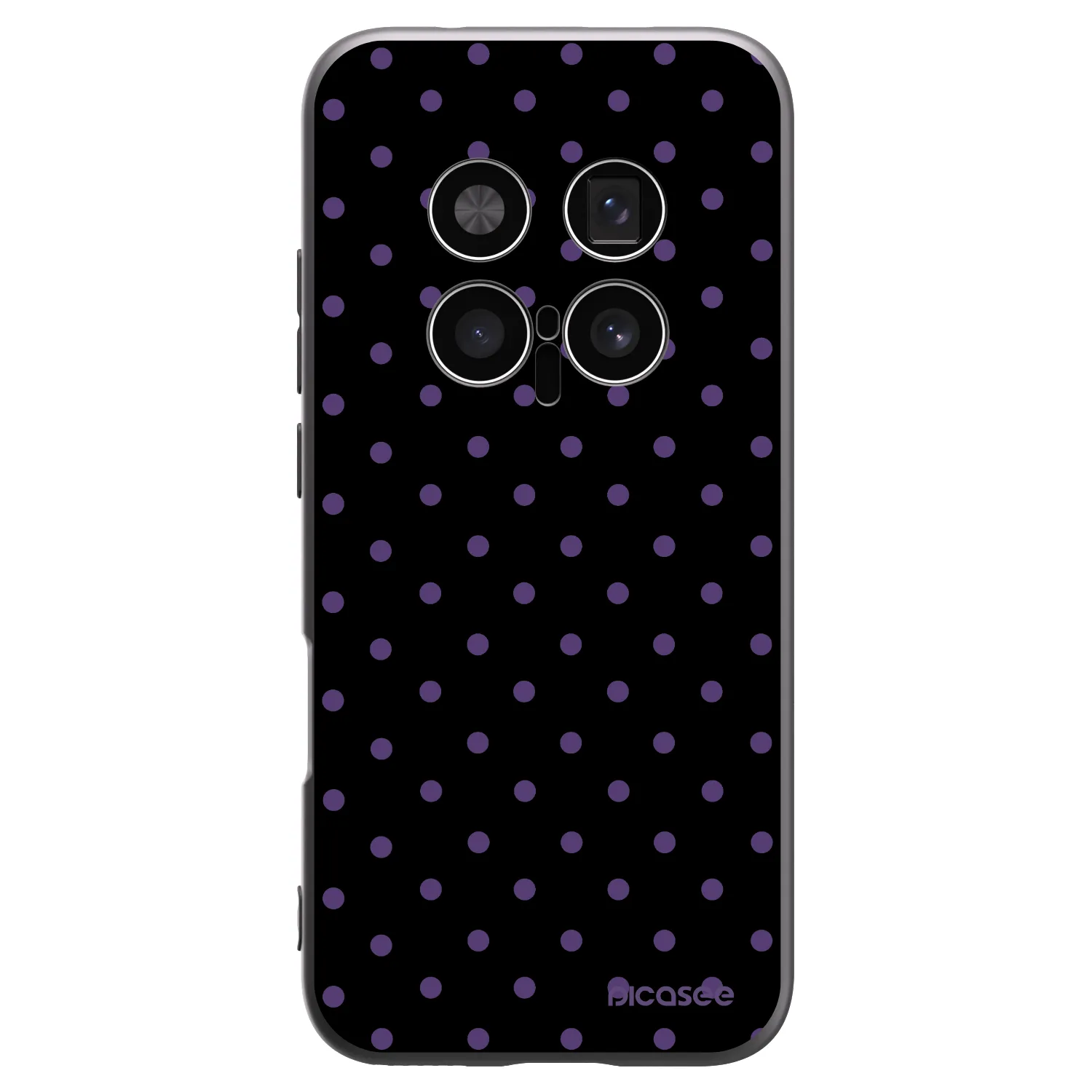 Picasee silikonski črni ovitek za Honor Magic8 Pro 5G - Flickers